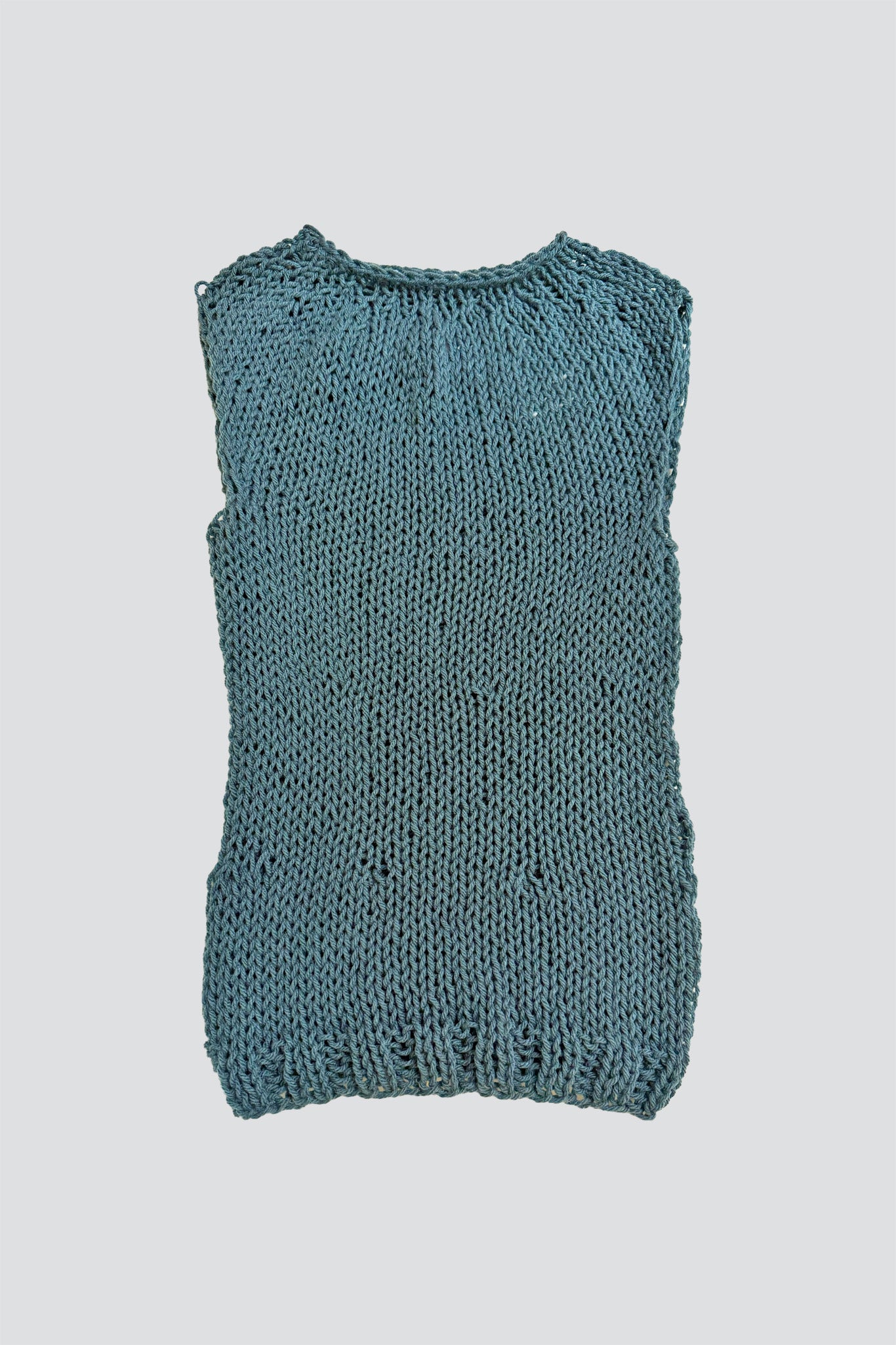 Blue Knit Short Sleeve