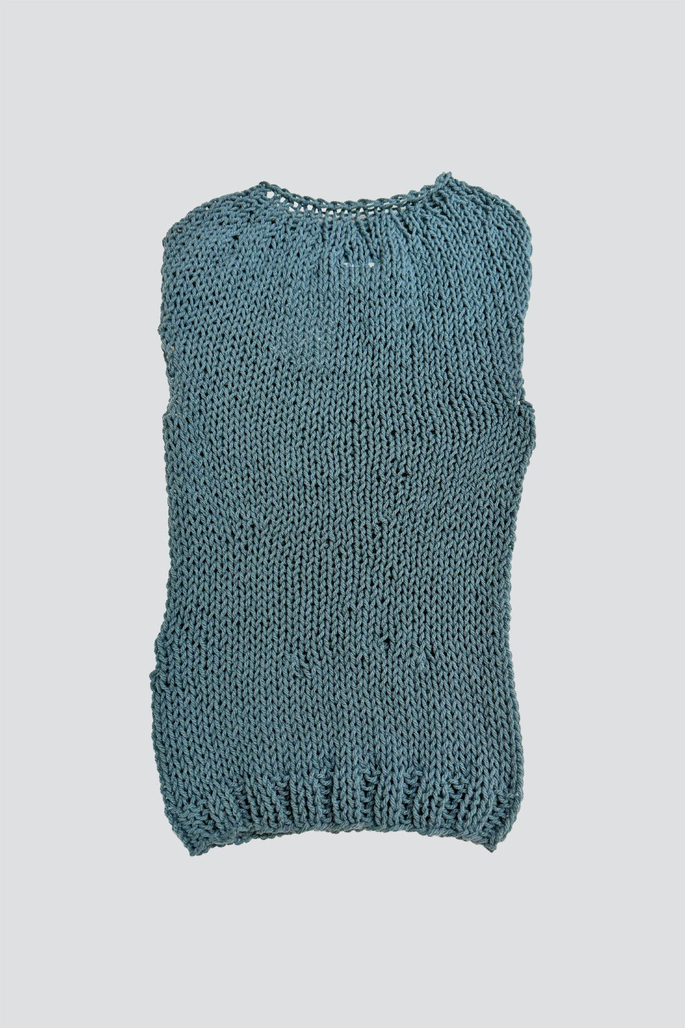 Blue Knit Short Sleeve