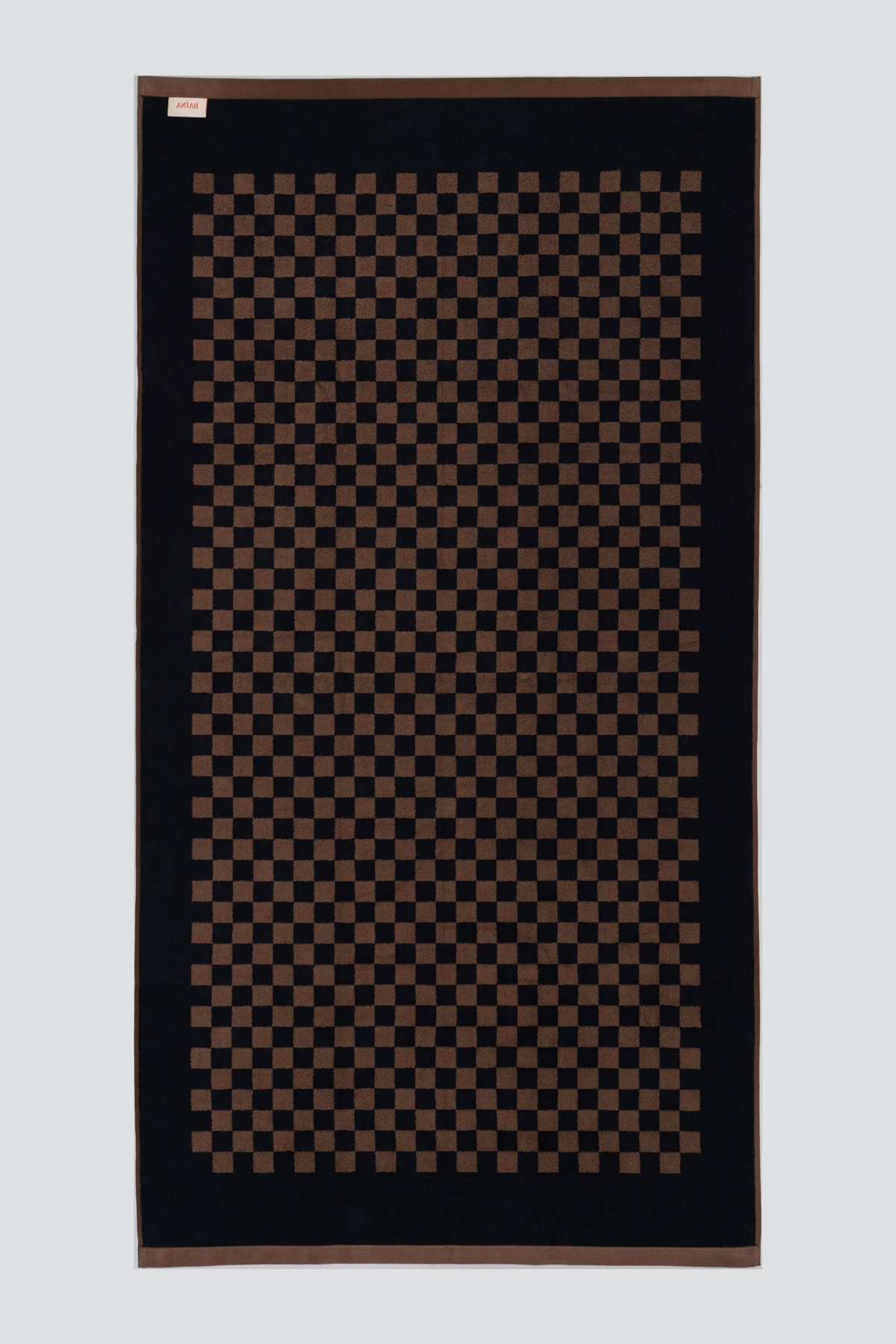 Tabac/Noir Roman Pool Towel