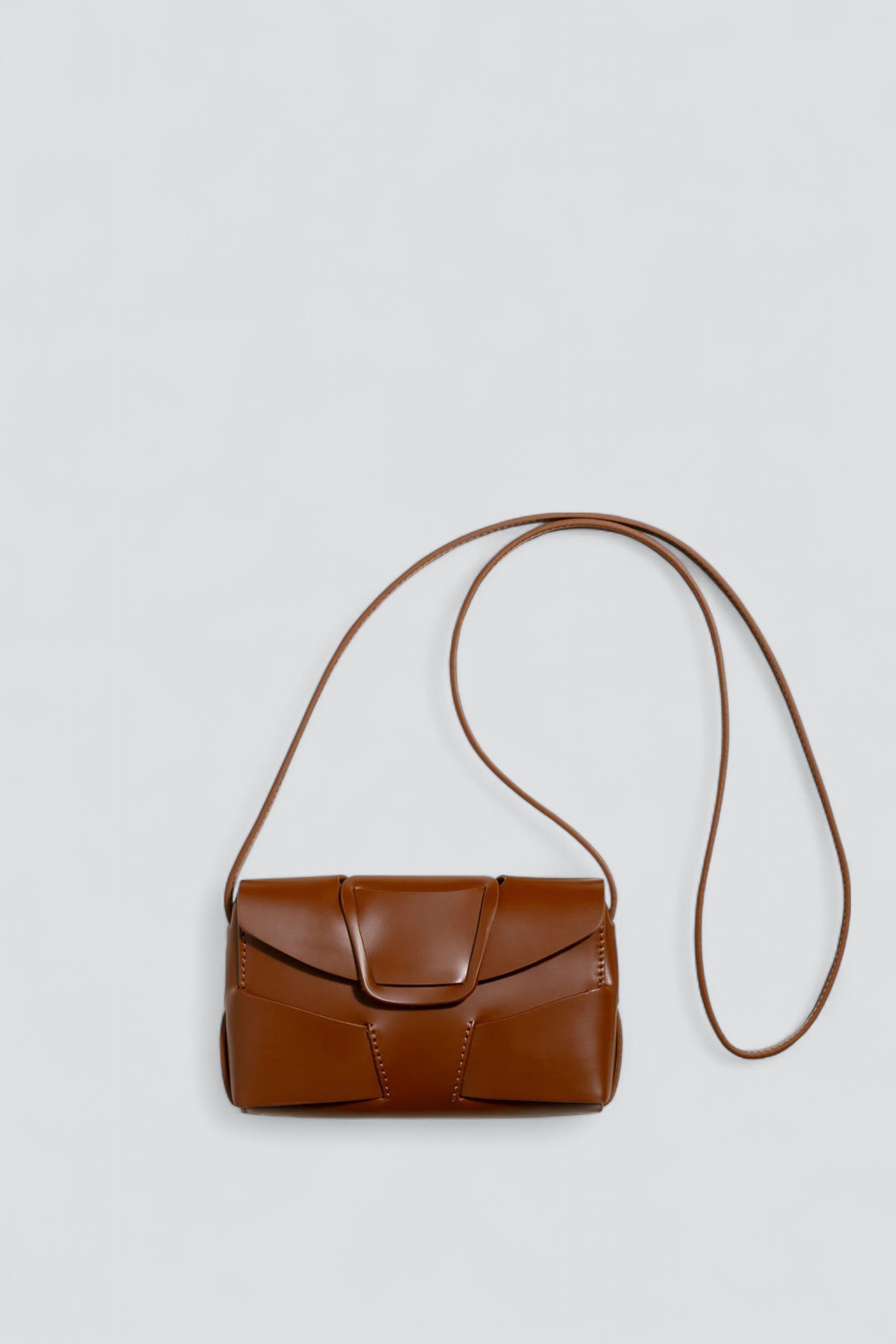 Tan Mabra Mini Crossbody
