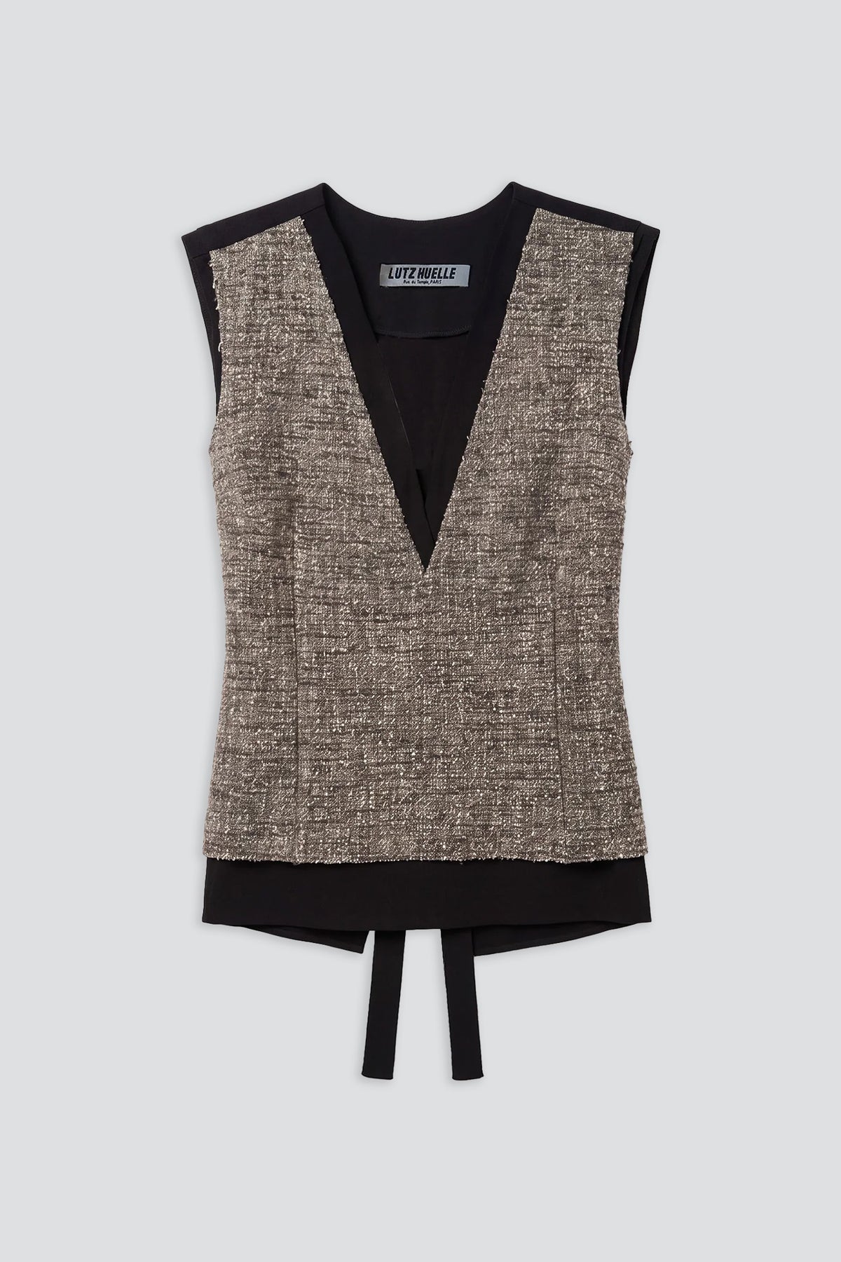 Taupe & Black Jordan Top