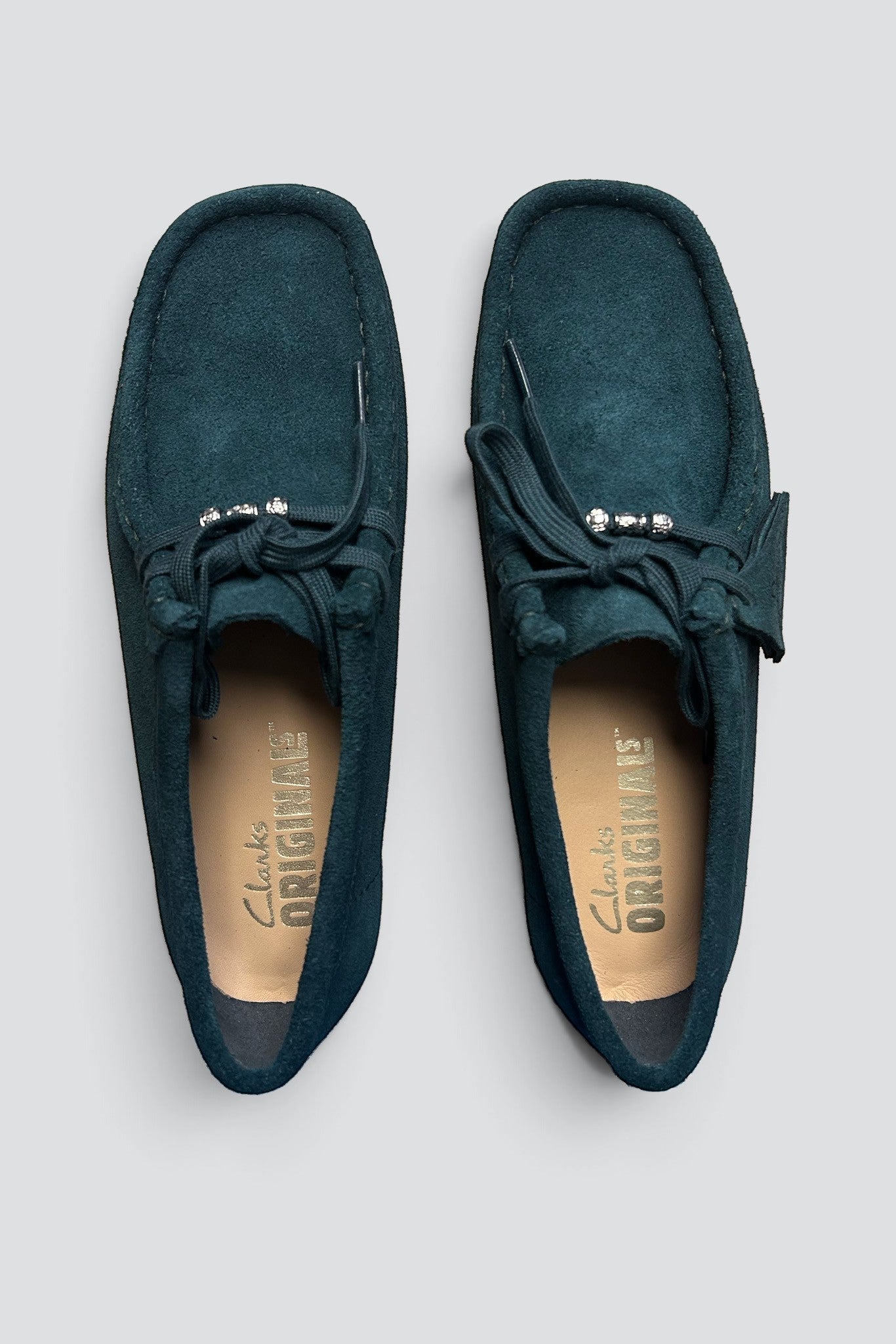 Dark Teal Suede Wallabee