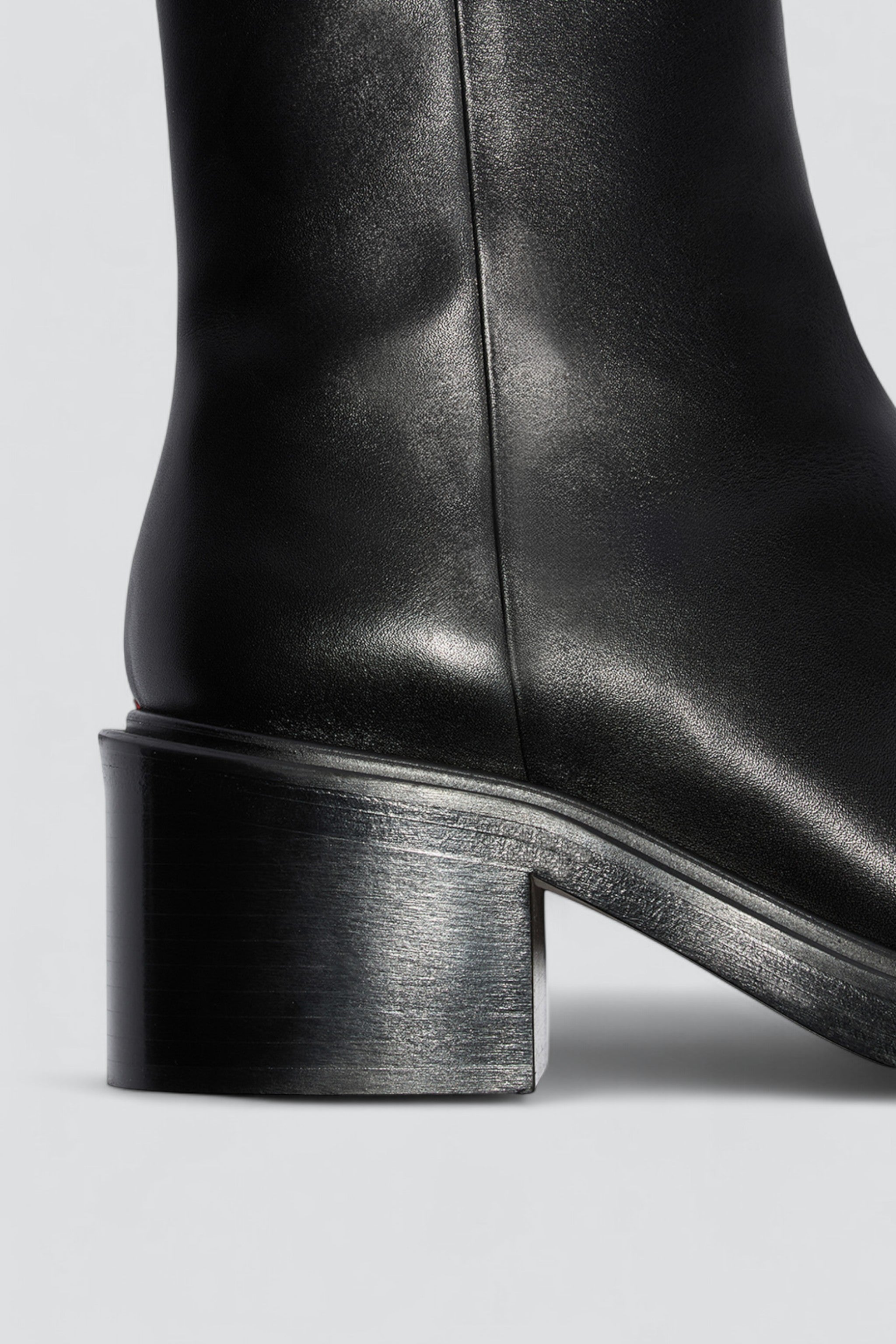 Black Teddy Calf Leather Boot