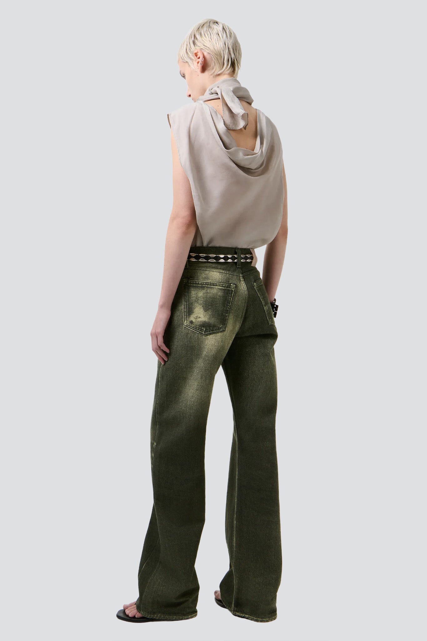 Digital Black Aurora Wata Cut Pant