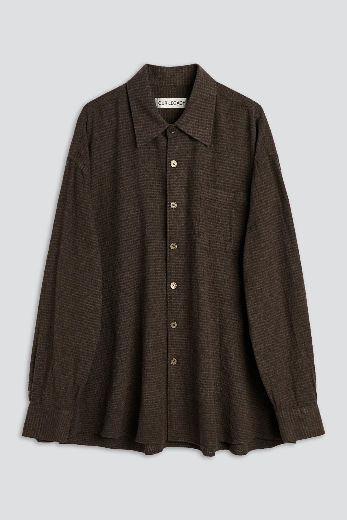 Truffle Check Grid Cloth Borrowed Shirt