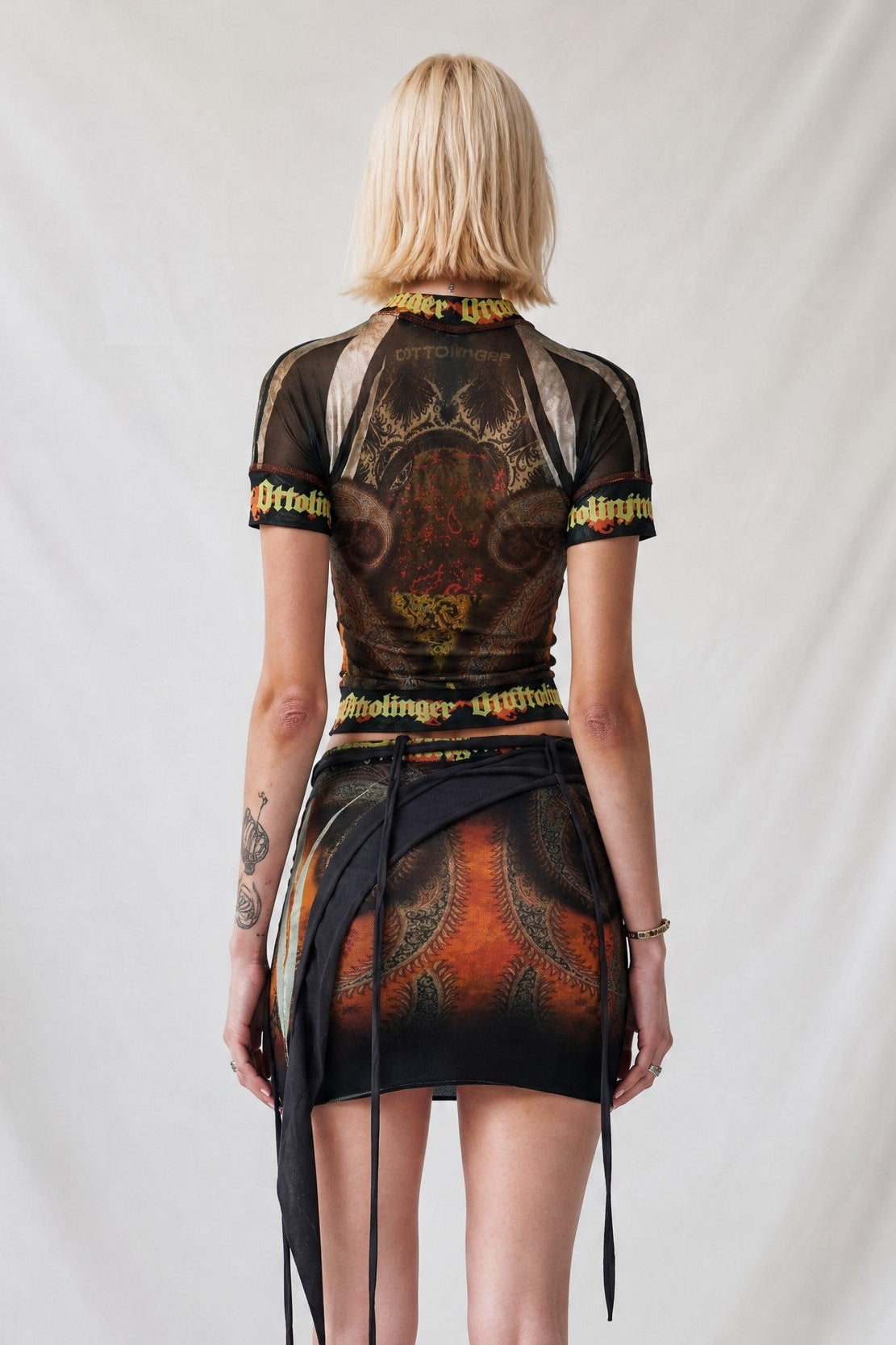 Paisley Mesh T-Shirt