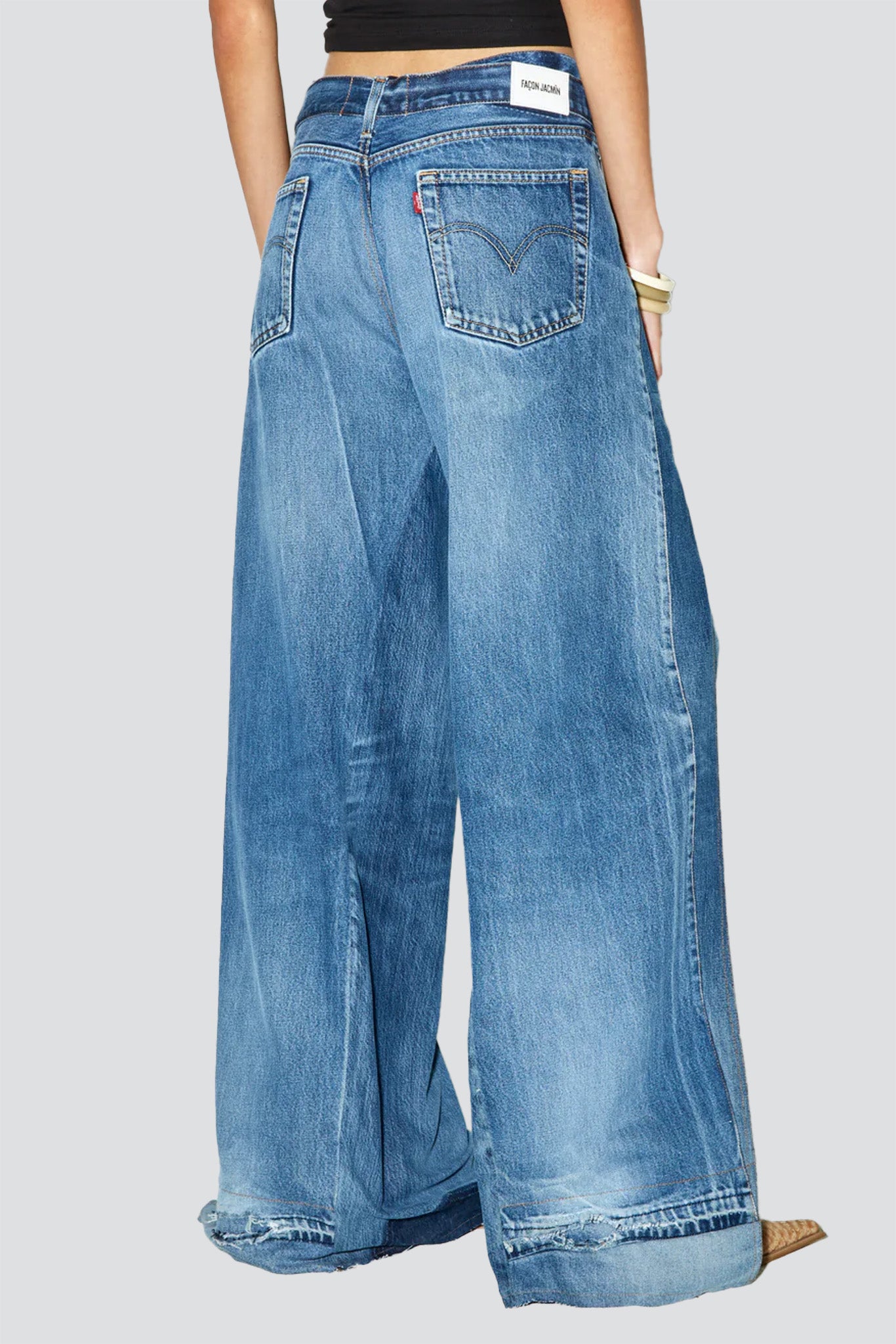Upcycled Denim Palmsprings Pant