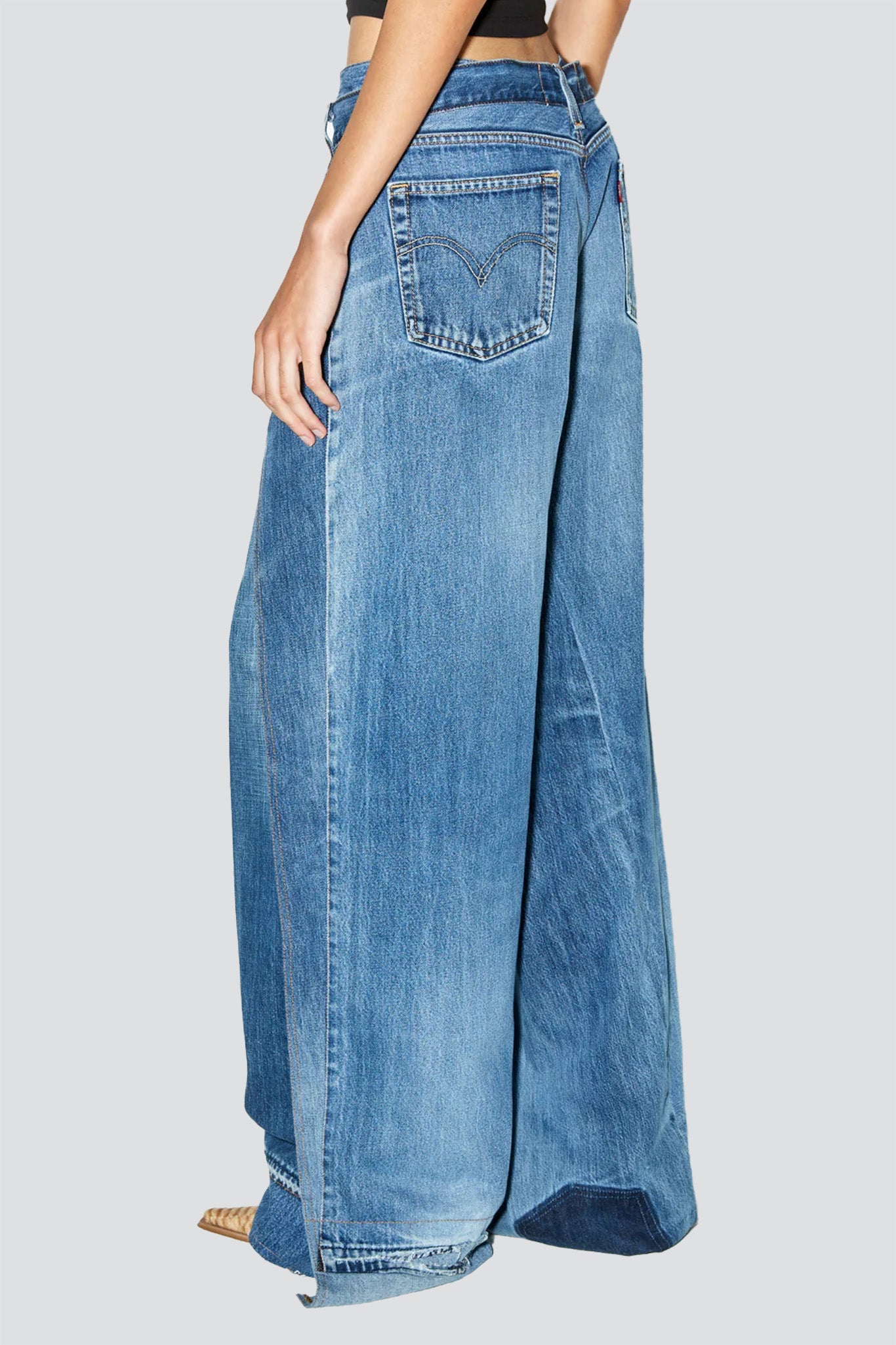 Upcycled Denim Palmsprings Pant