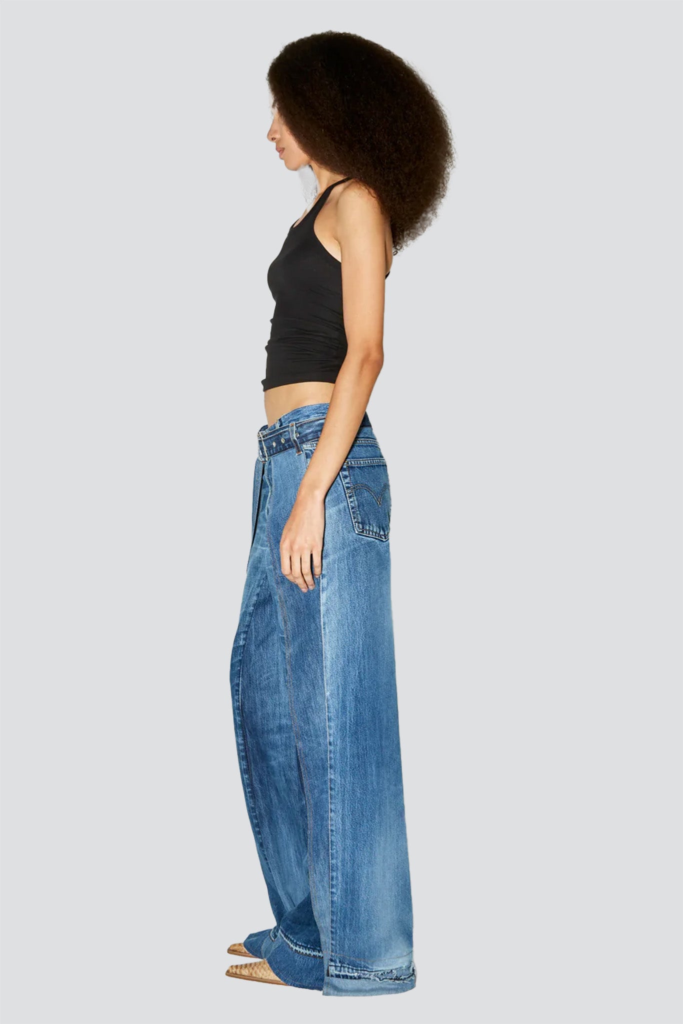 Upcycled Denim Palmsprings Pant