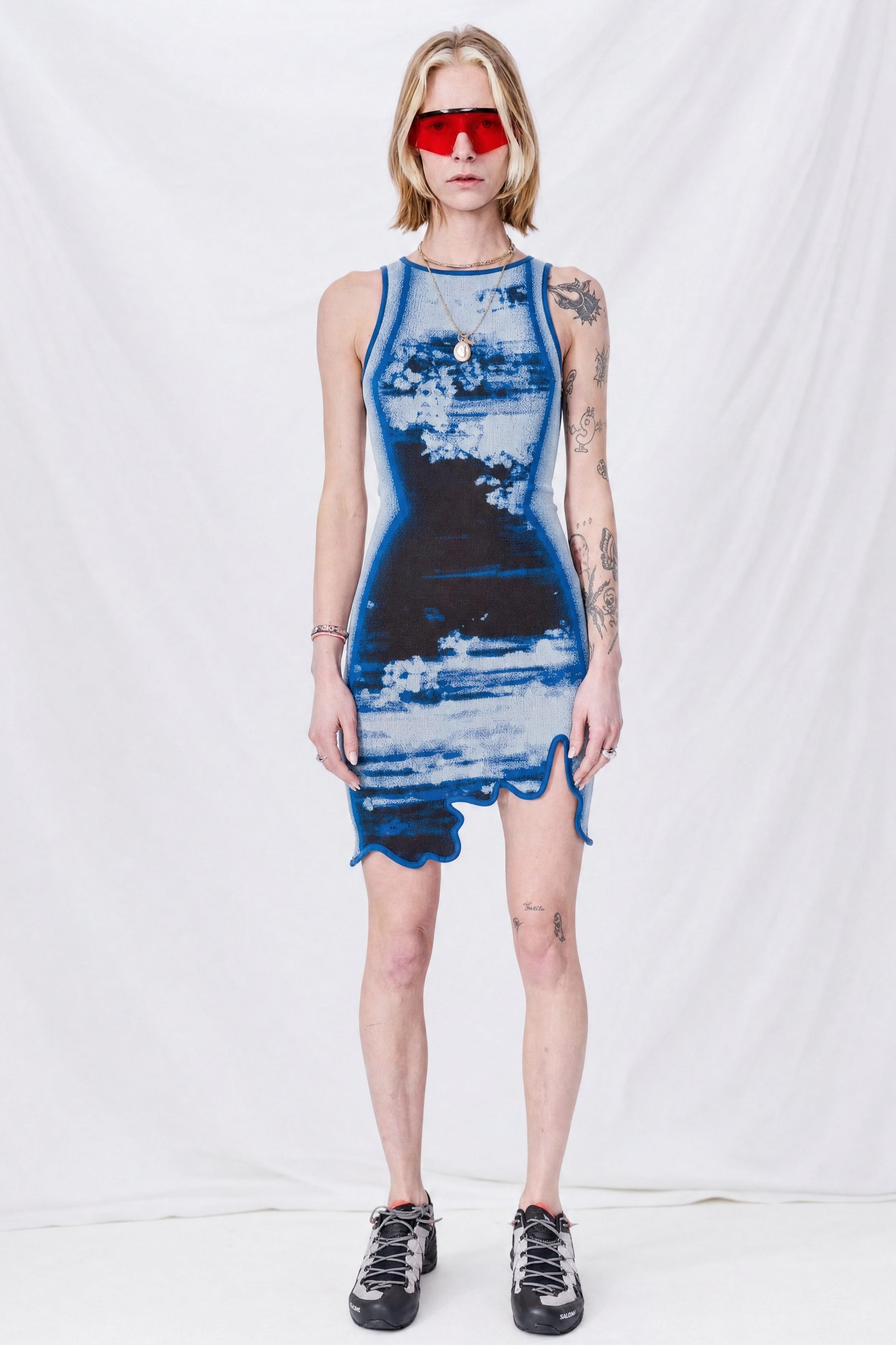 Utah Blue Hazel Mini Wavy Dress