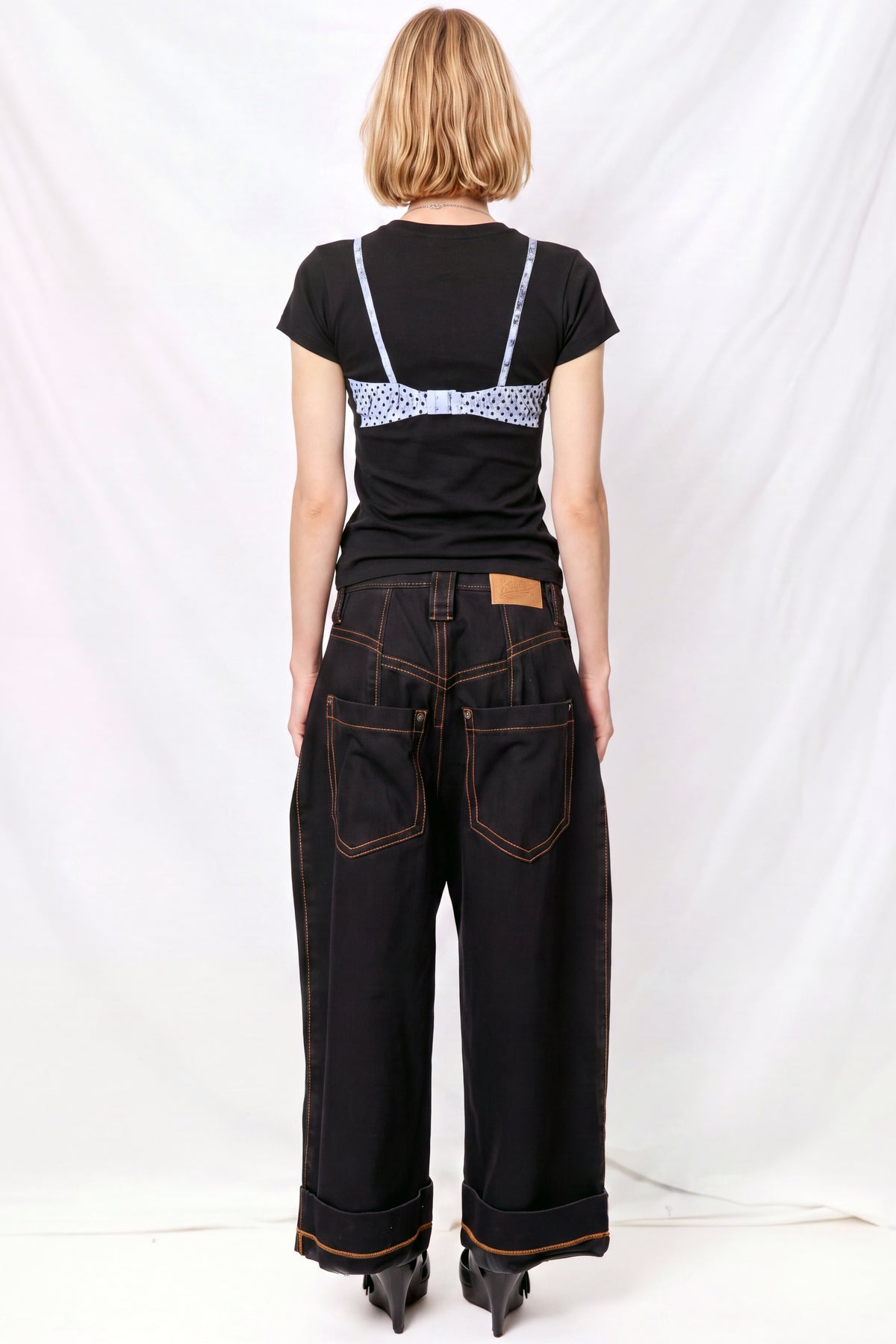 Black Bra Baby Tee