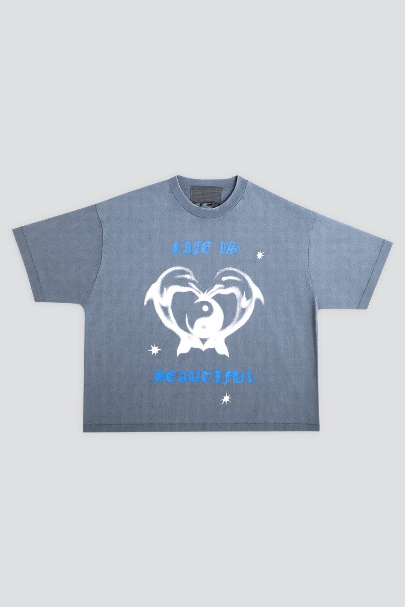 Vintage Blue Life Is Beautiful Tee