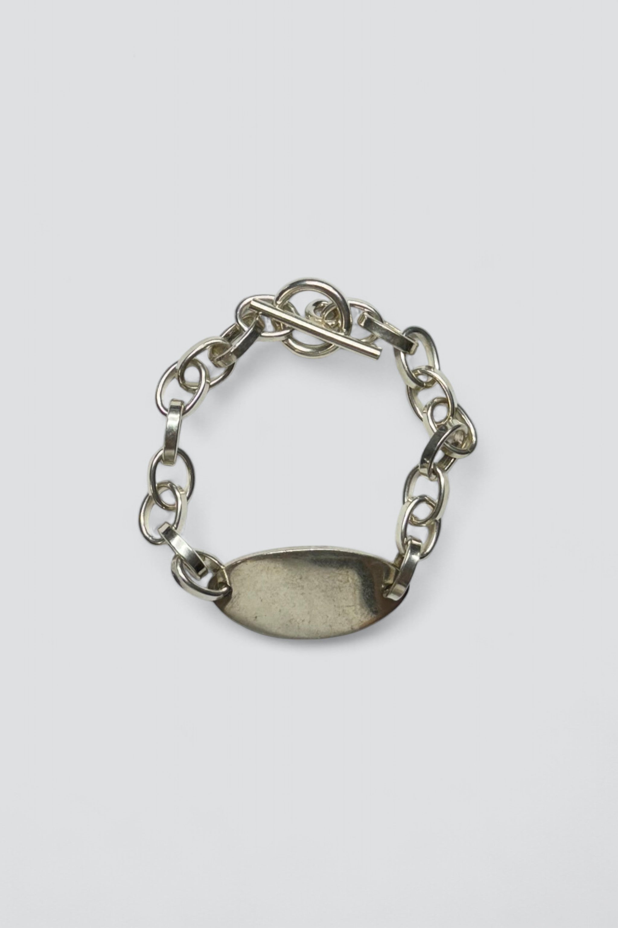 Sterling Silver Oval ID Bracelet