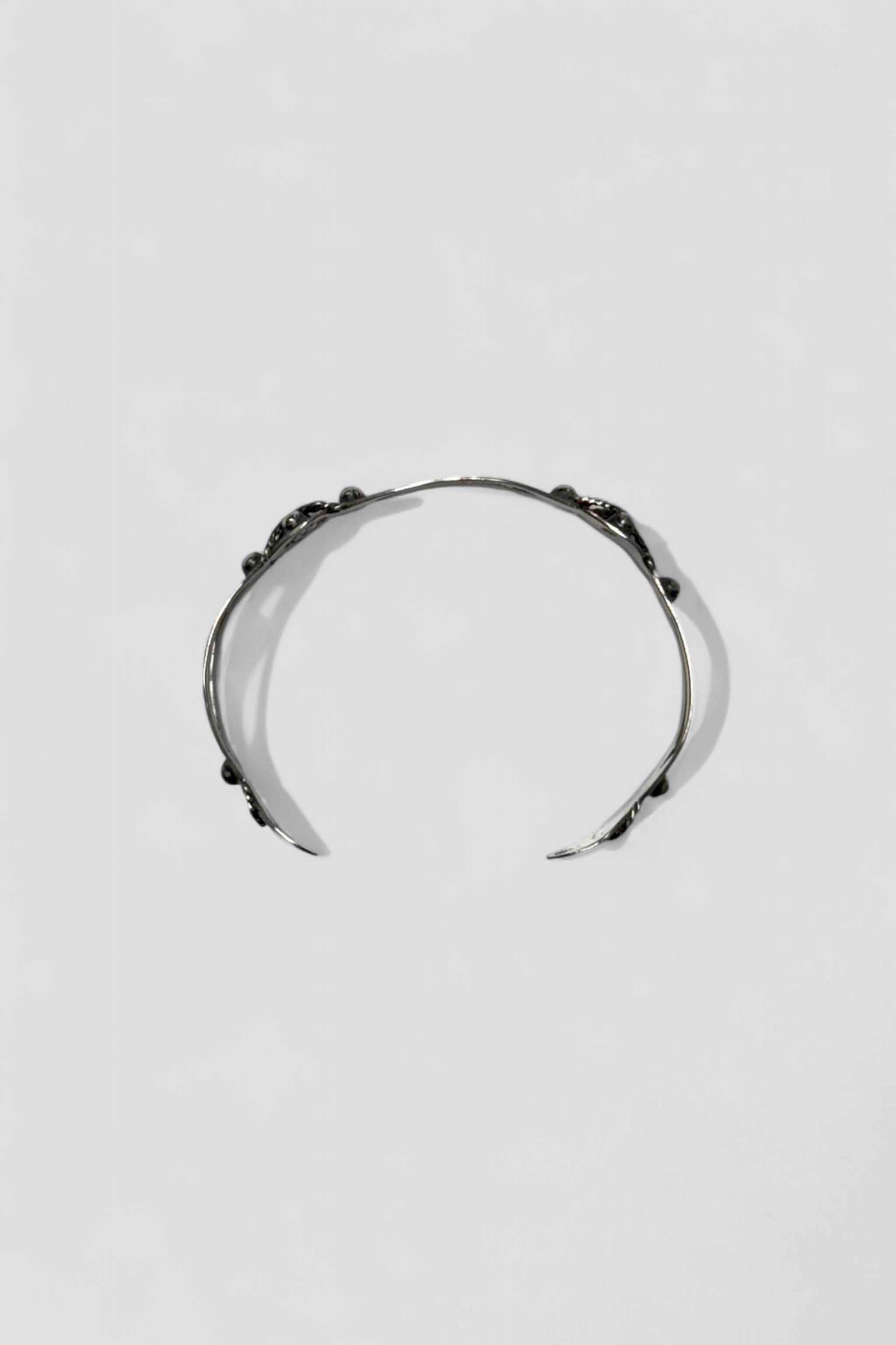 Sterling Silver Minimal Desert Cuff Bracelet