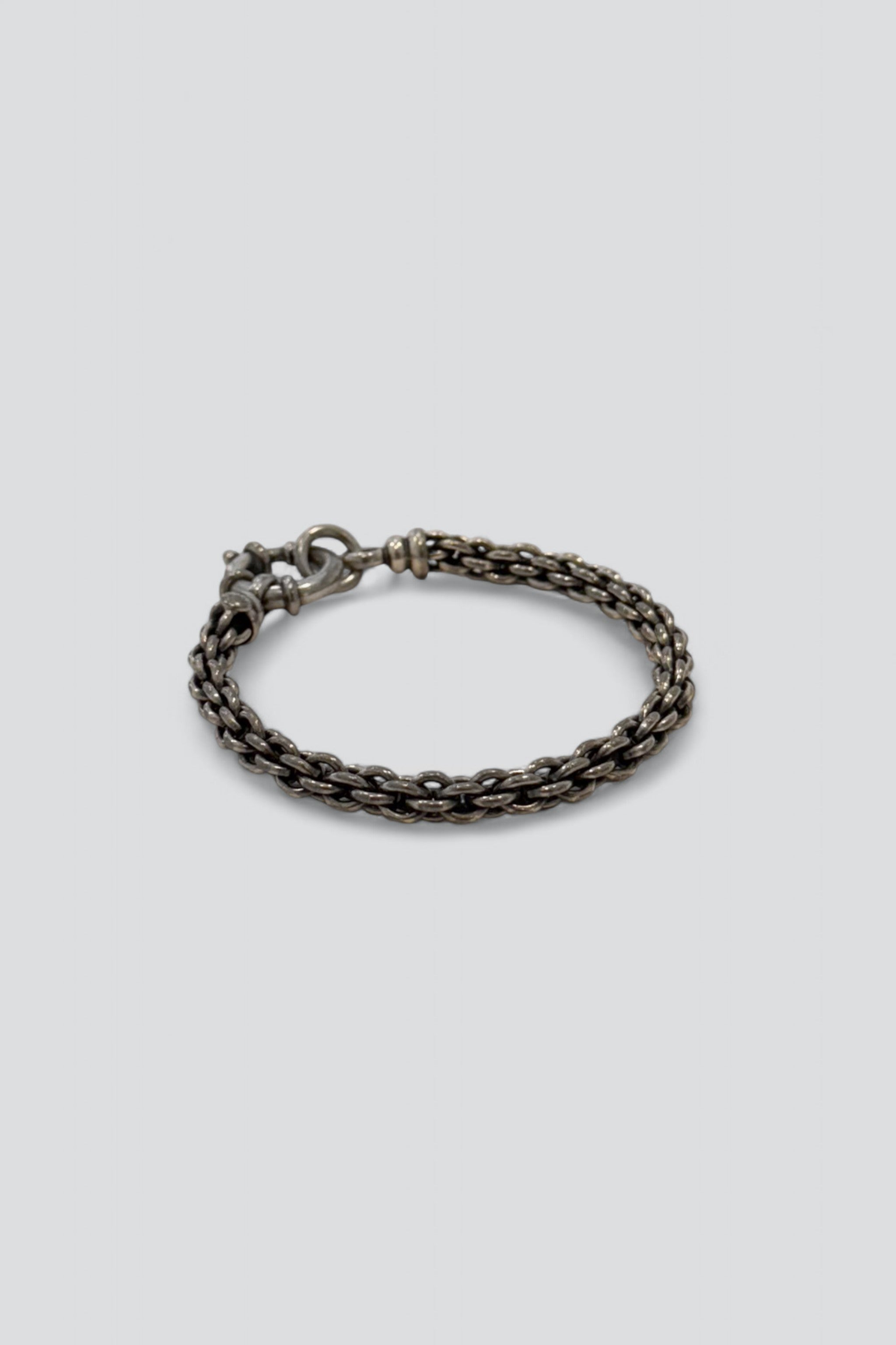 Sterling Silver Layered Link Chain Bracelet