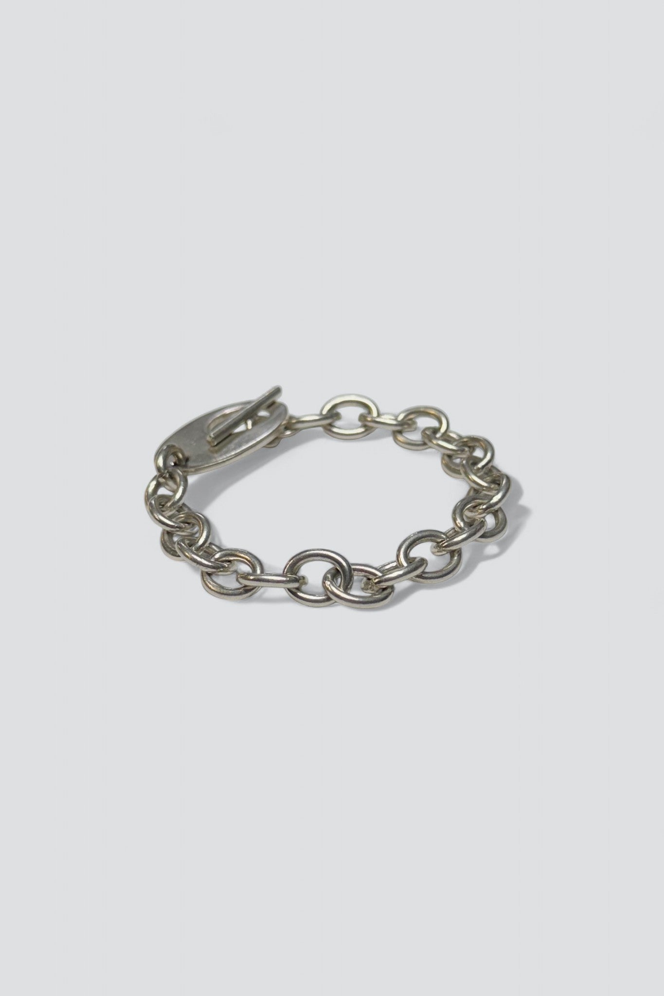 Sterling Silver Modernist Toggle Bracelet