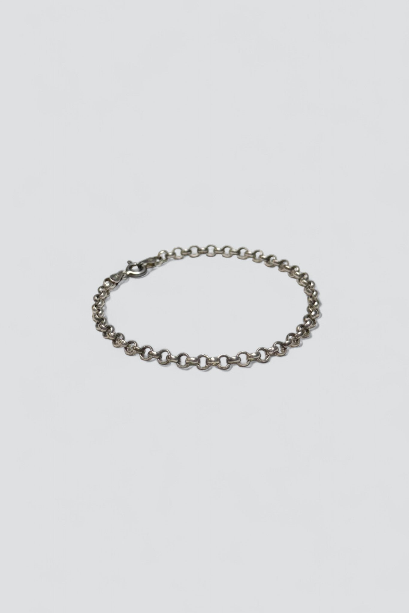 Sterling Silver Small Rolo Bracelet
