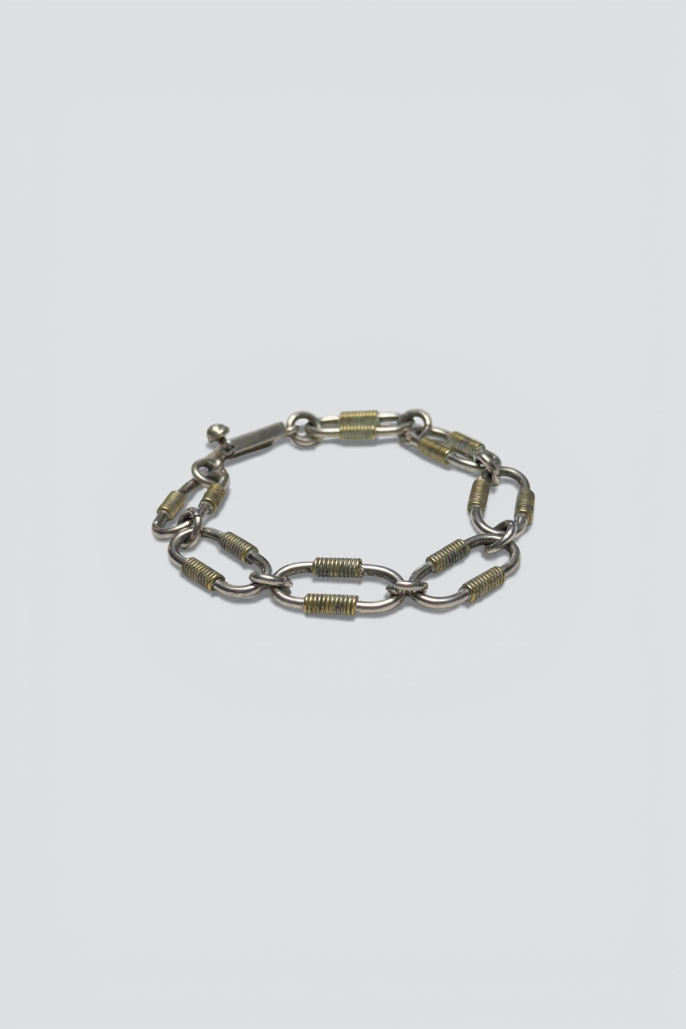 Sterling Silver Coiled Link Bracelet