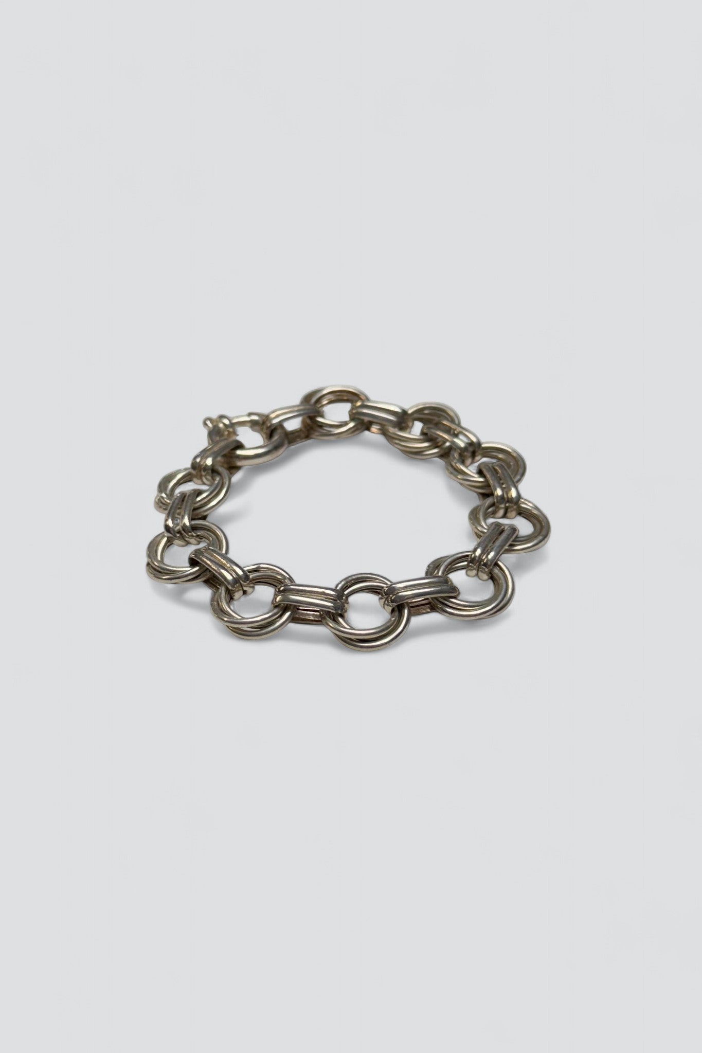 Sterling Silver Double Link Bracelet