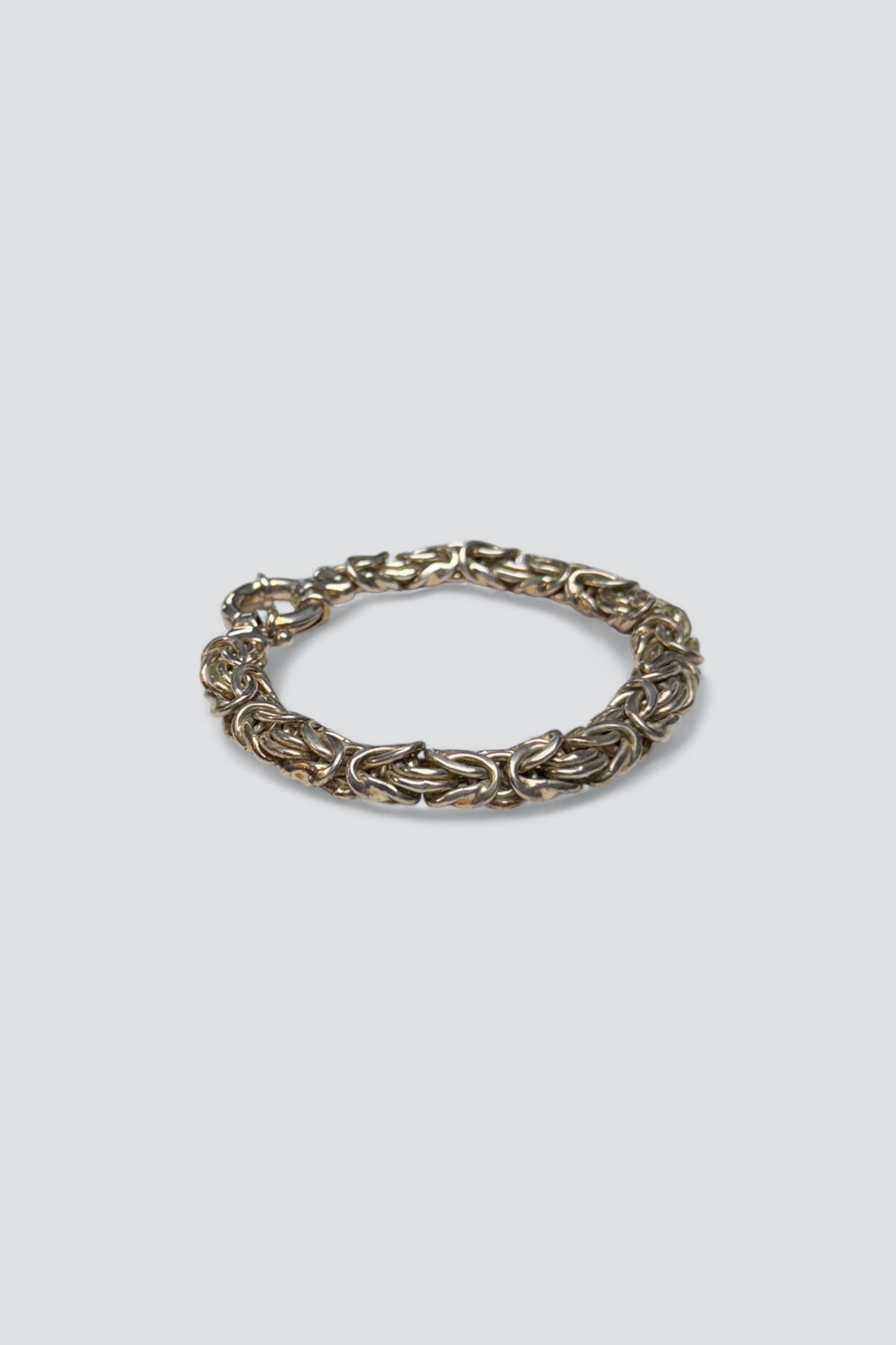 Sterling Silver Chunky Byz Link Bracelet