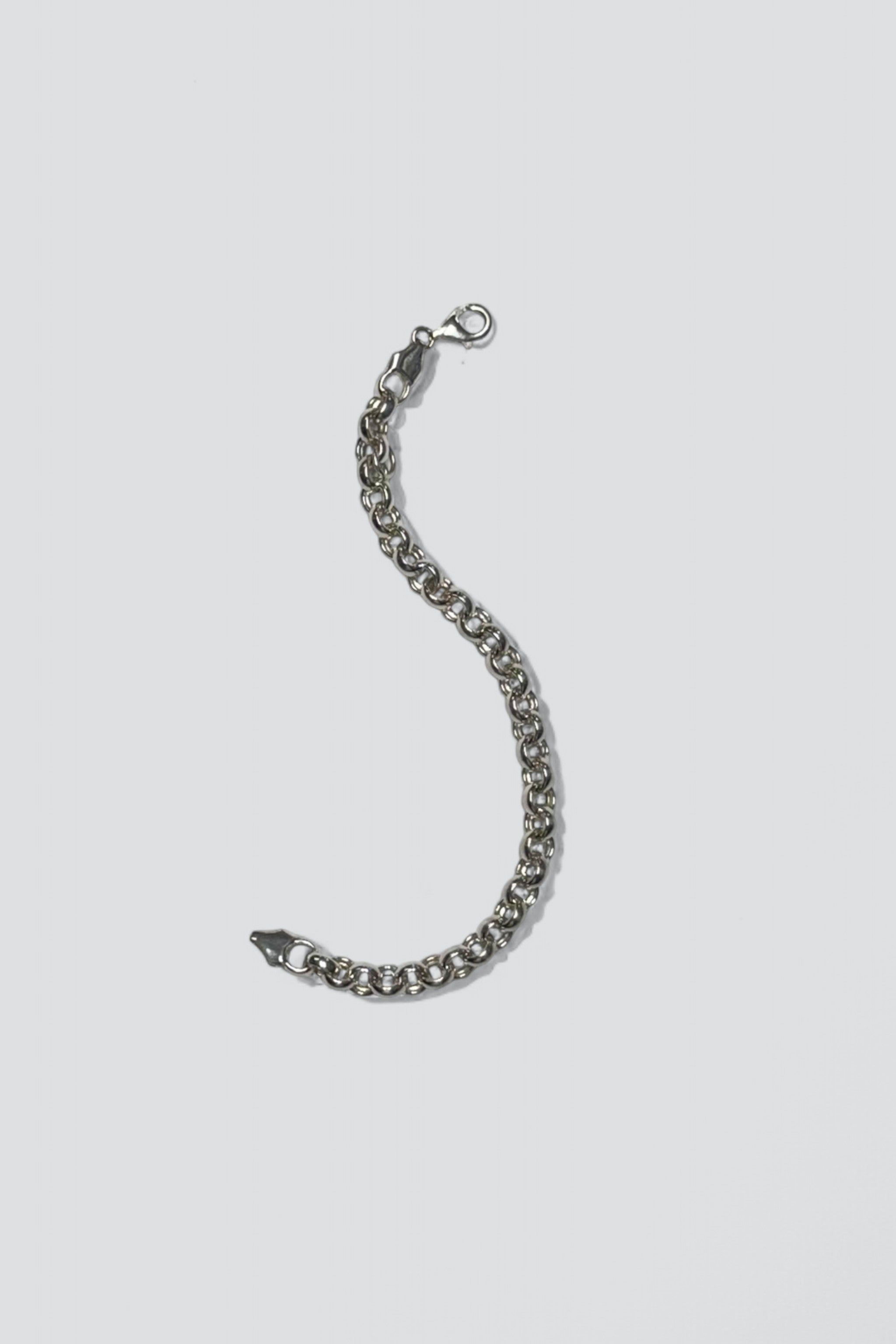 Sterling Silver Circle Link Bracelet