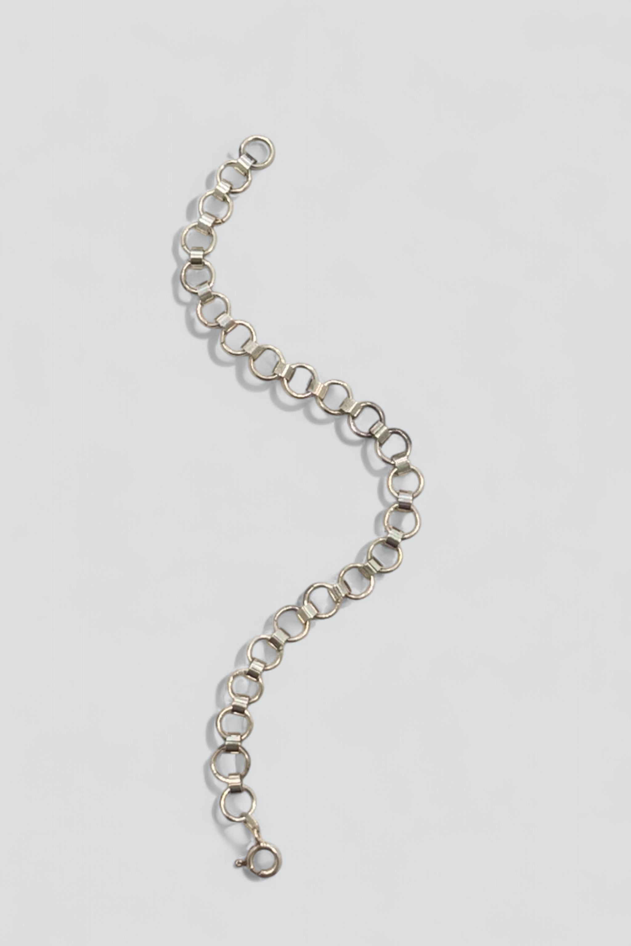 Sterling Silver Round Link Bracelet