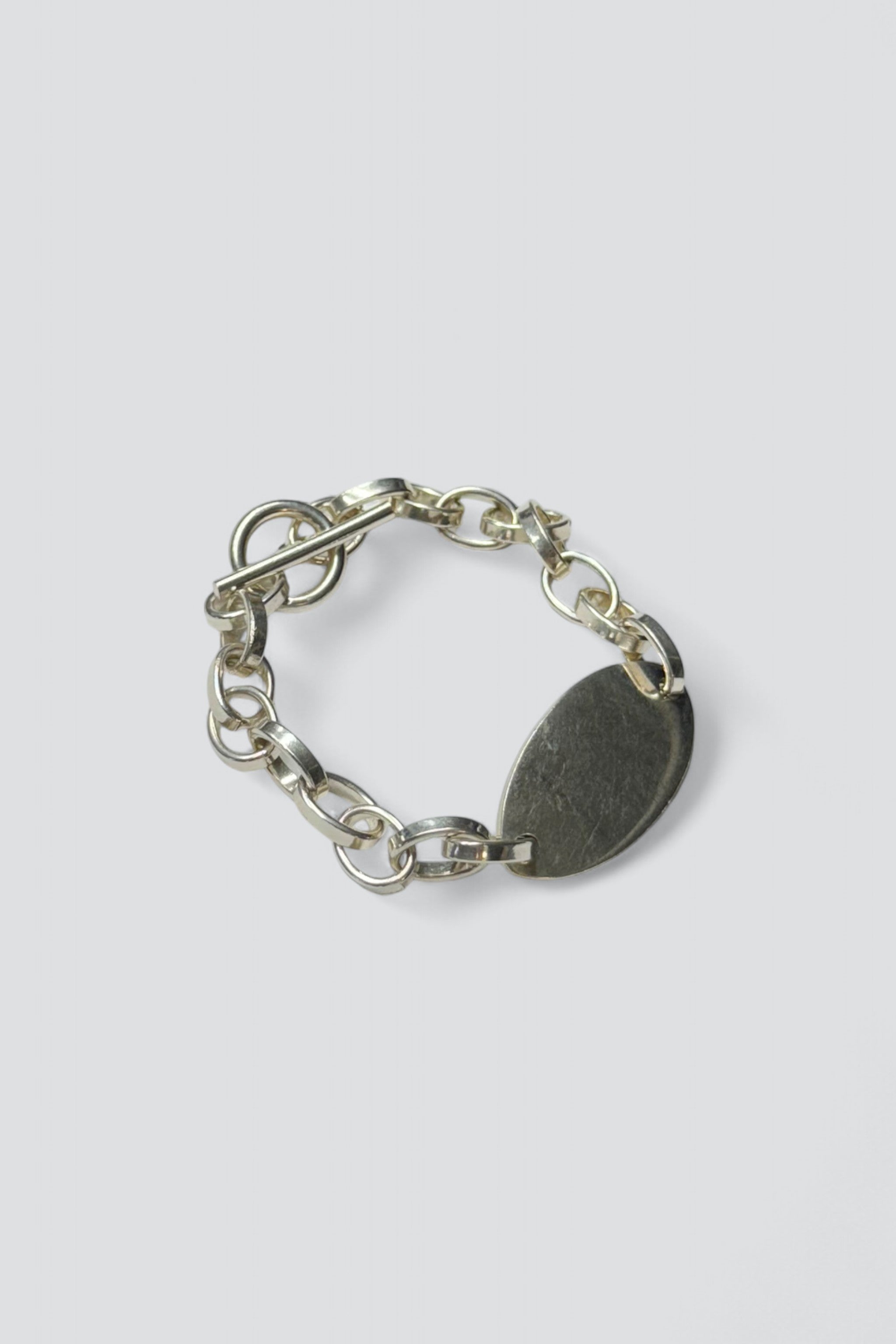 Sterling Silver Oval ID Bracelet