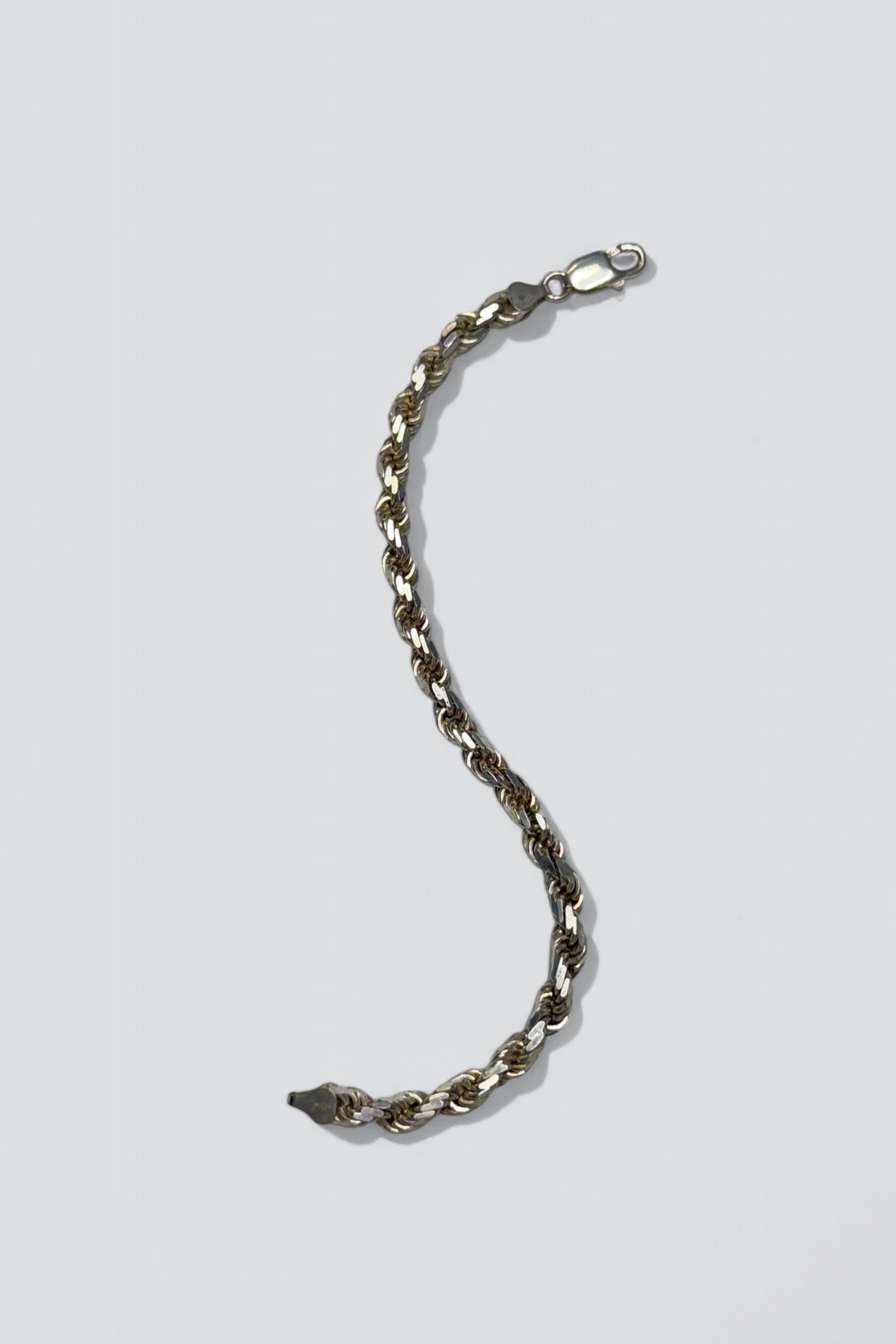 Sterling Silver Heavy Twist Bracelet