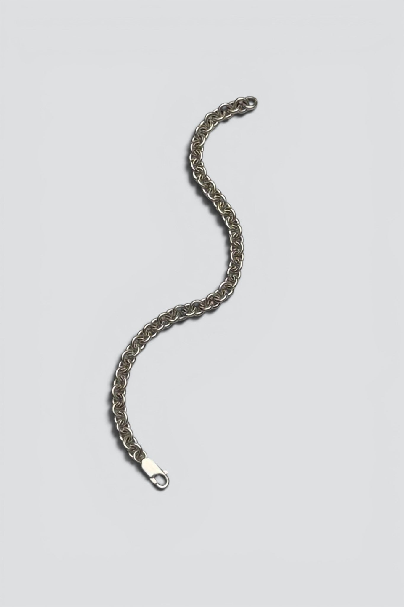 Sterling Silver Heavy Cable Chain Bracelet