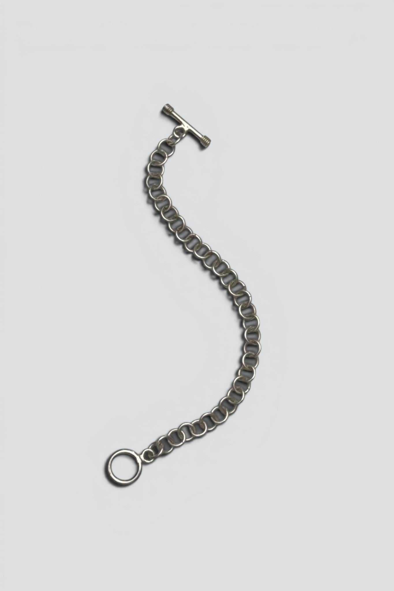 Sterling Silver Toggle Rolo Link Bracelet
