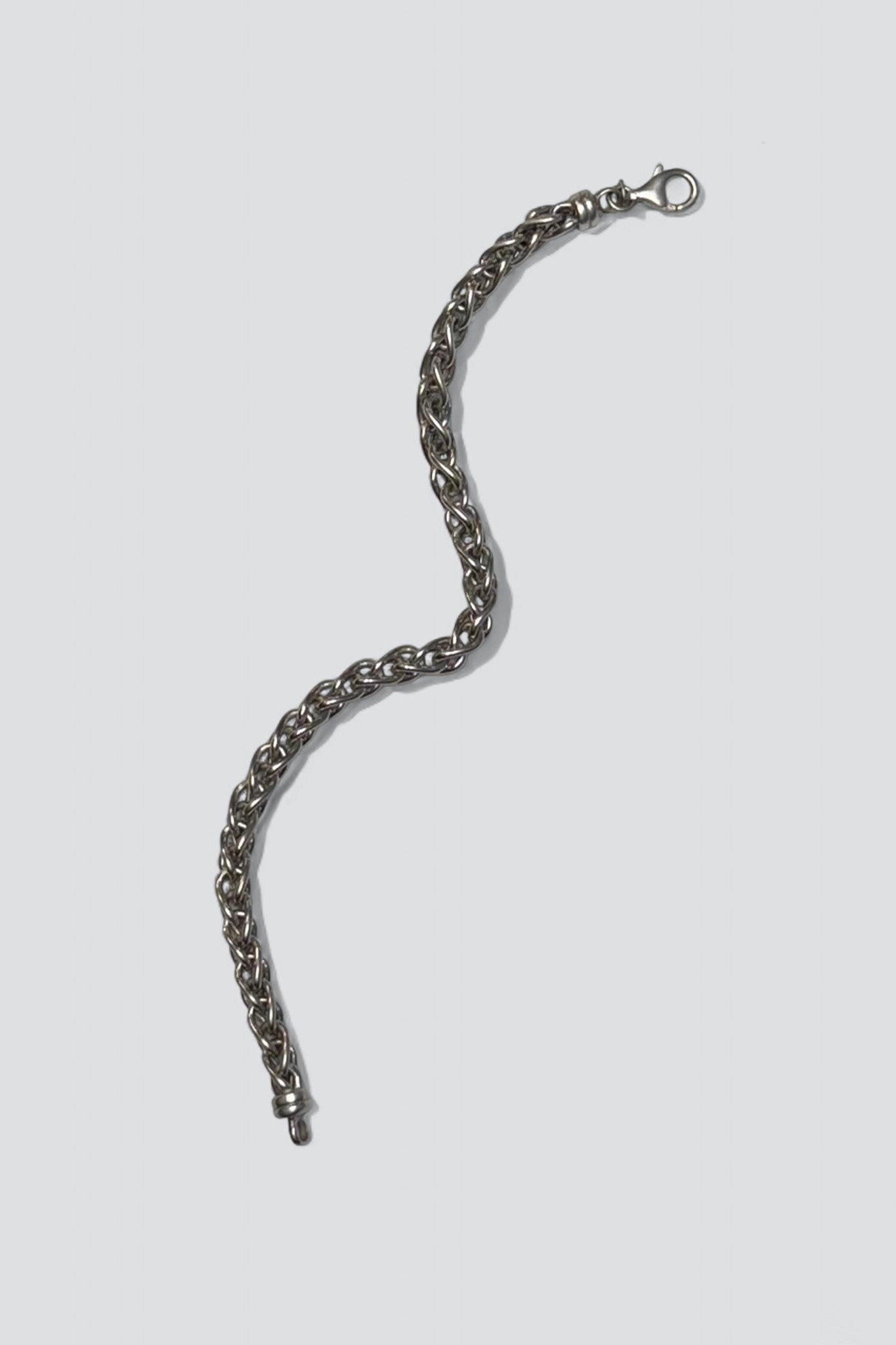 Sterling Silver Twisted Link Bracelet