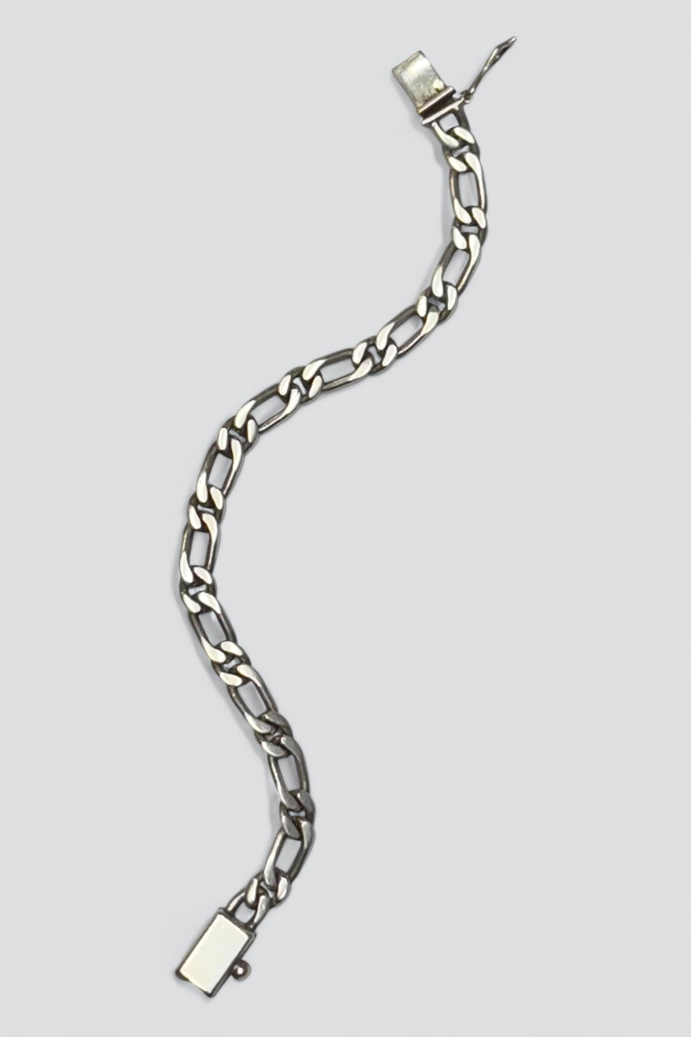Sterling Silver Heavy Curb Chain Bracelet
