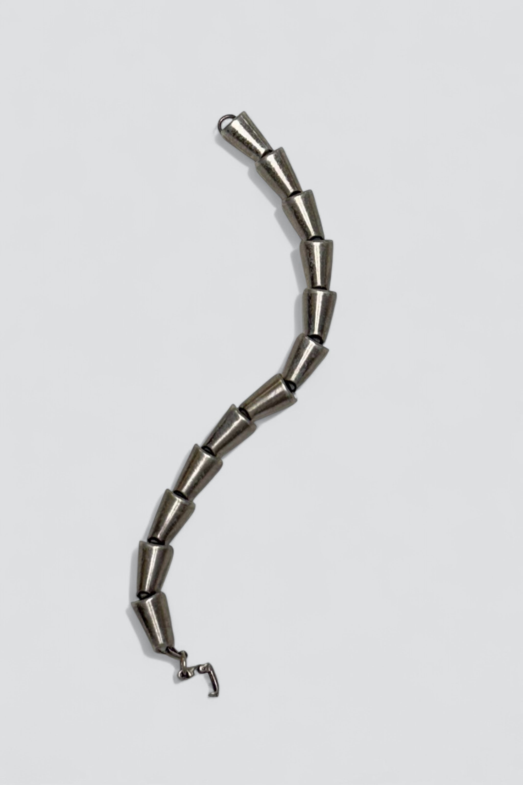 Sterling Silver Cone Link Bracelet