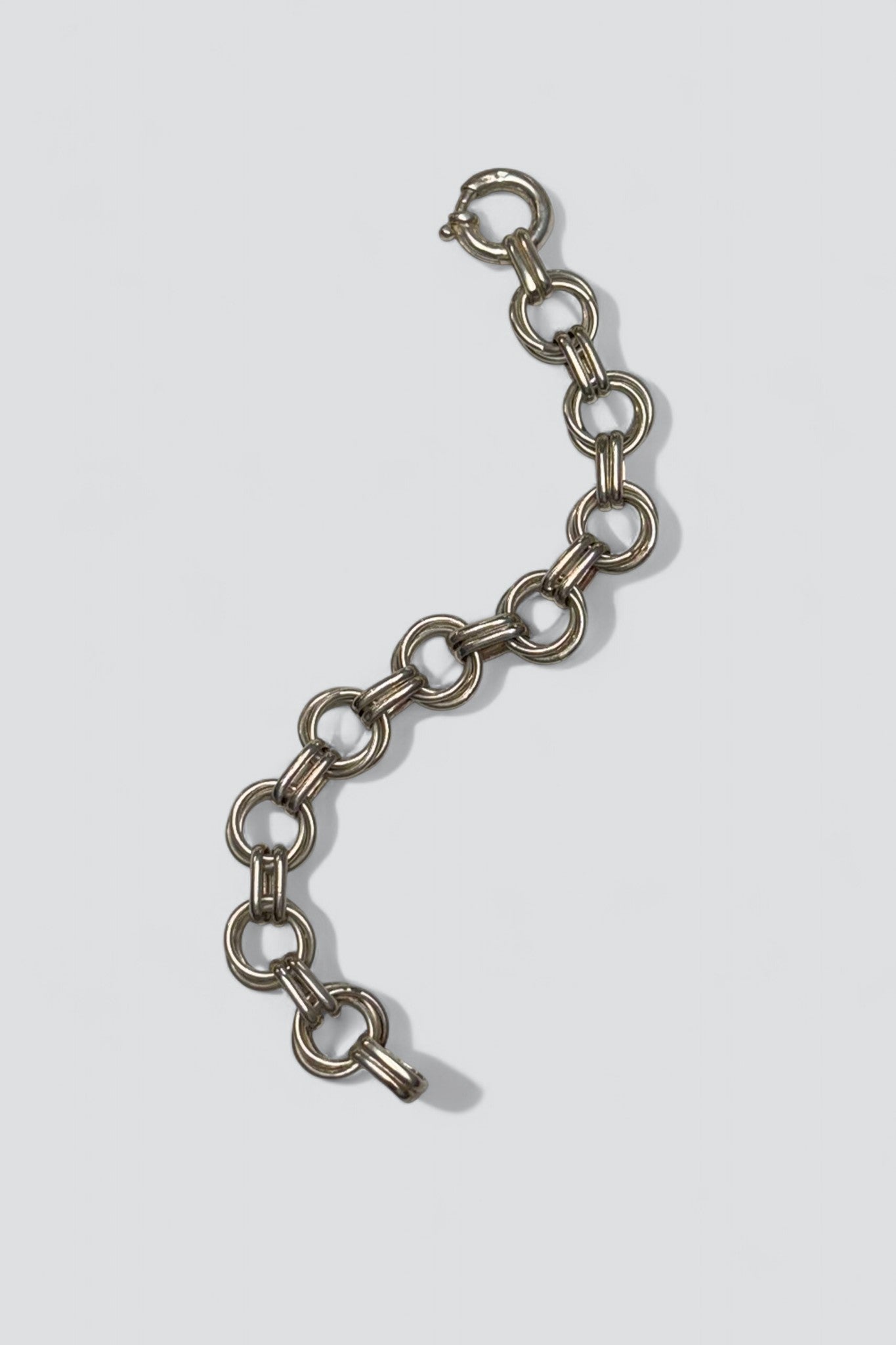 Sterling Silver Double Link Bracelet