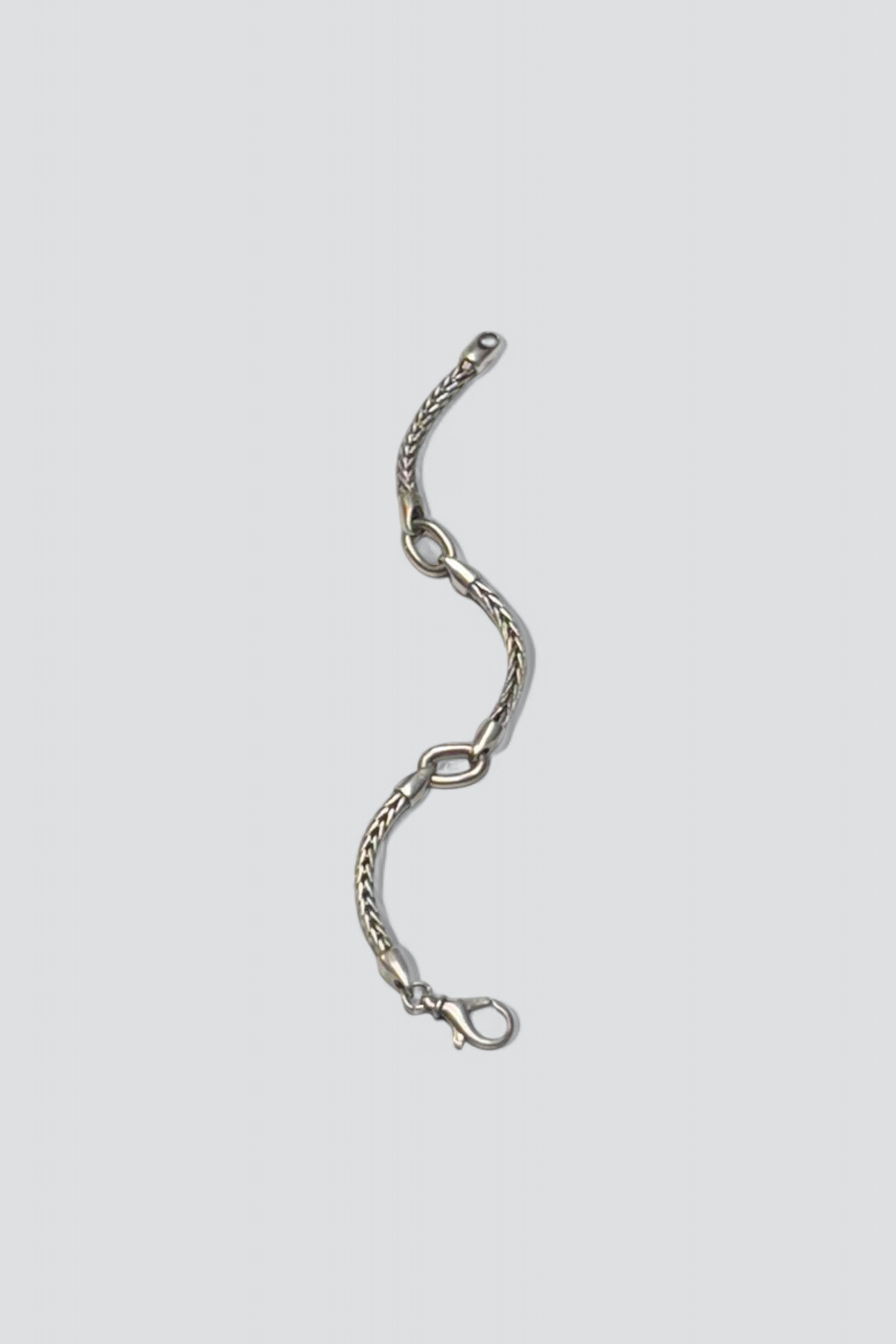 Sterling Silver Wheat Link Bracelet