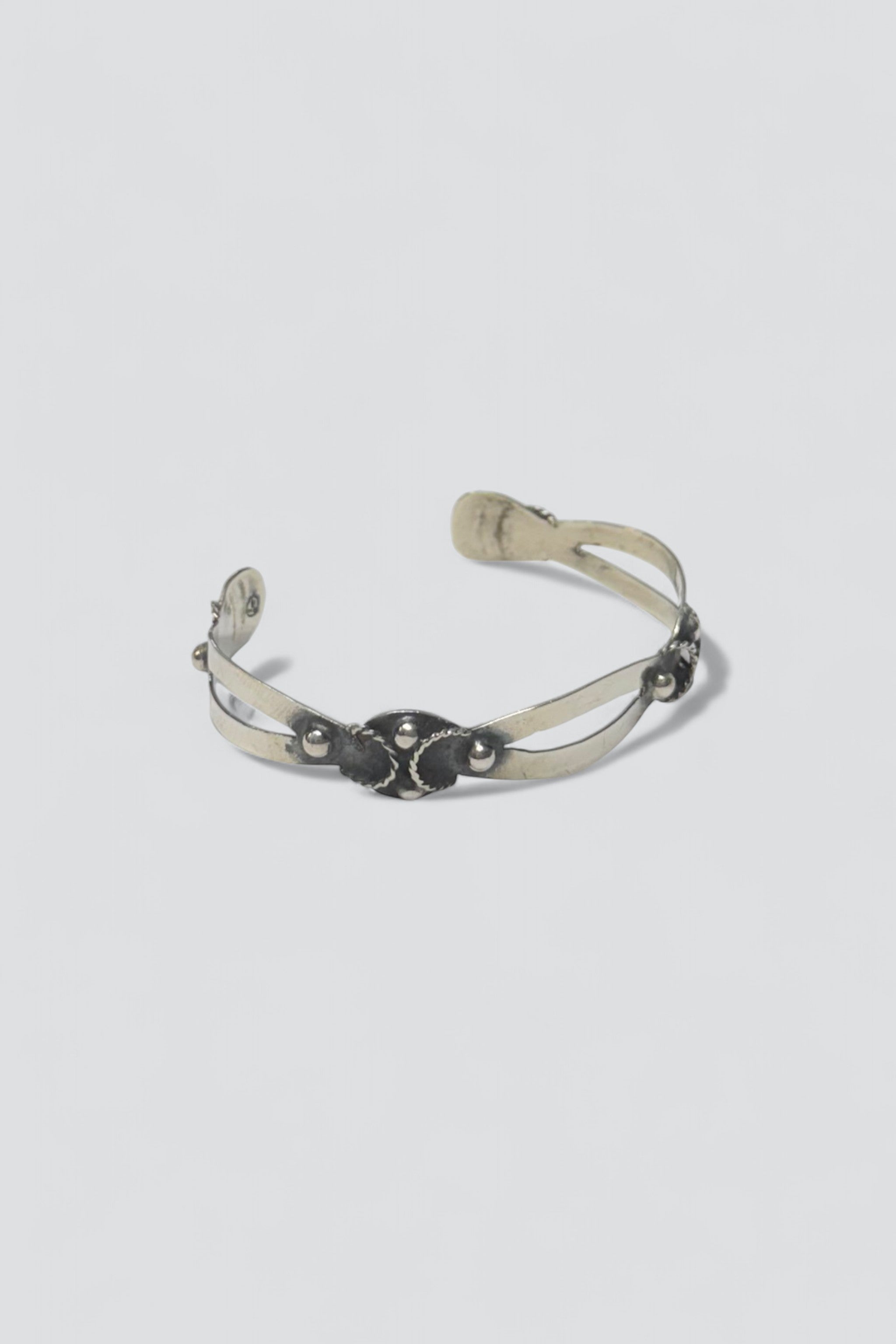 Sterling Silver Minimal Desert Cuff Bracelet