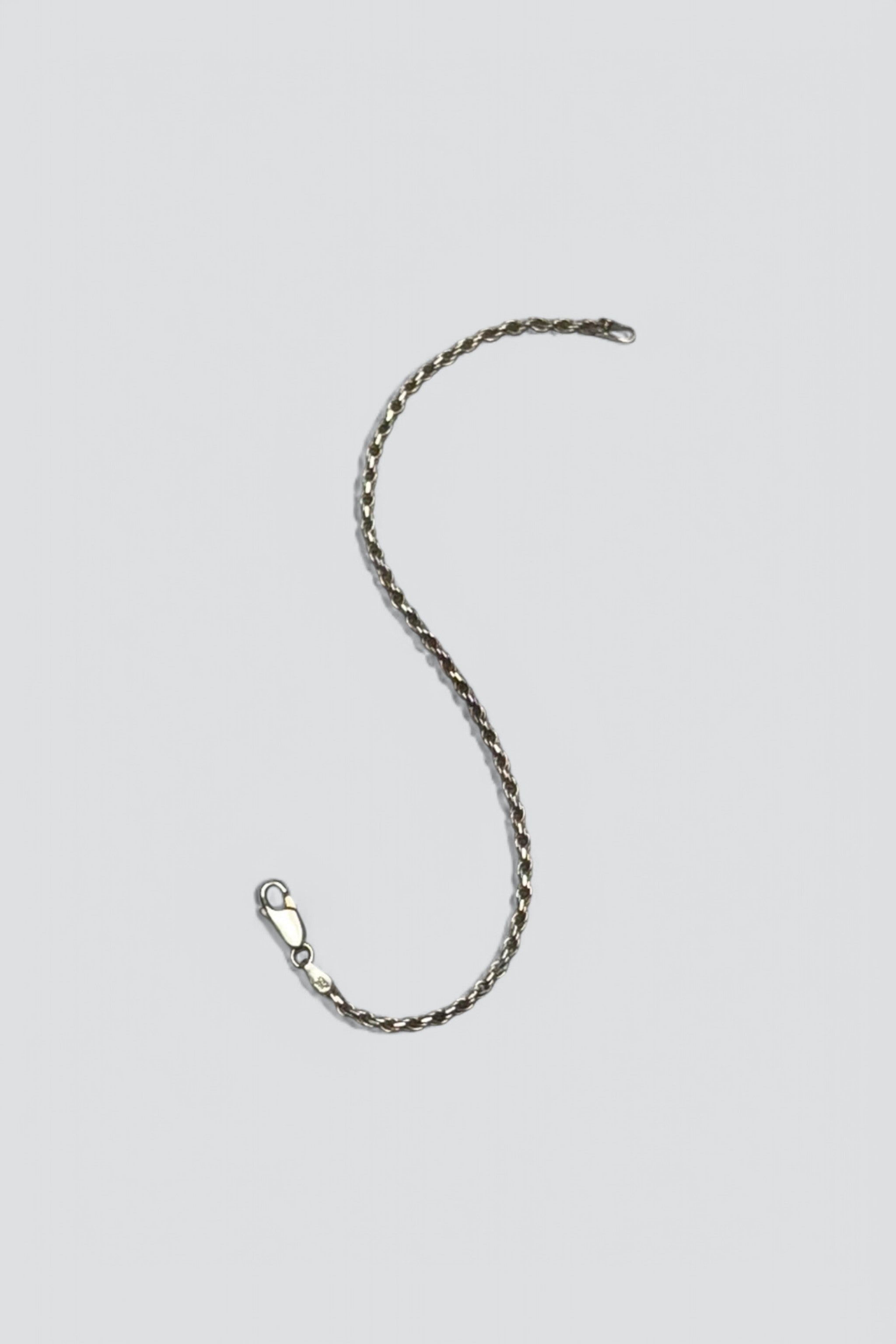 Sterling Silver Twist Chain Bracelet