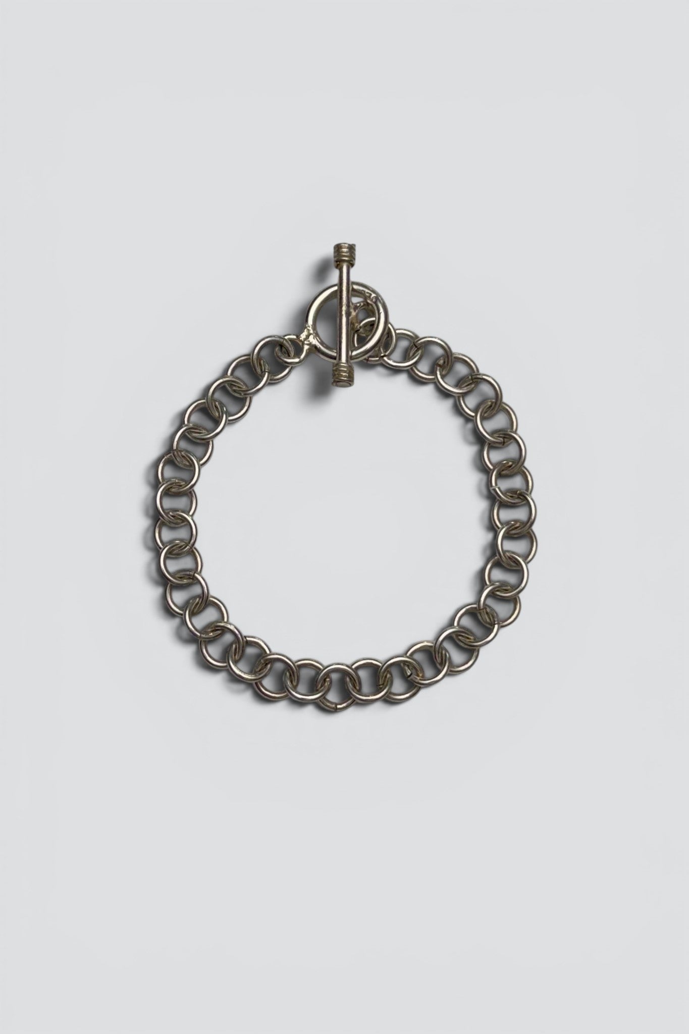 Sterling Silver Toggle Rolo Link Bracelet