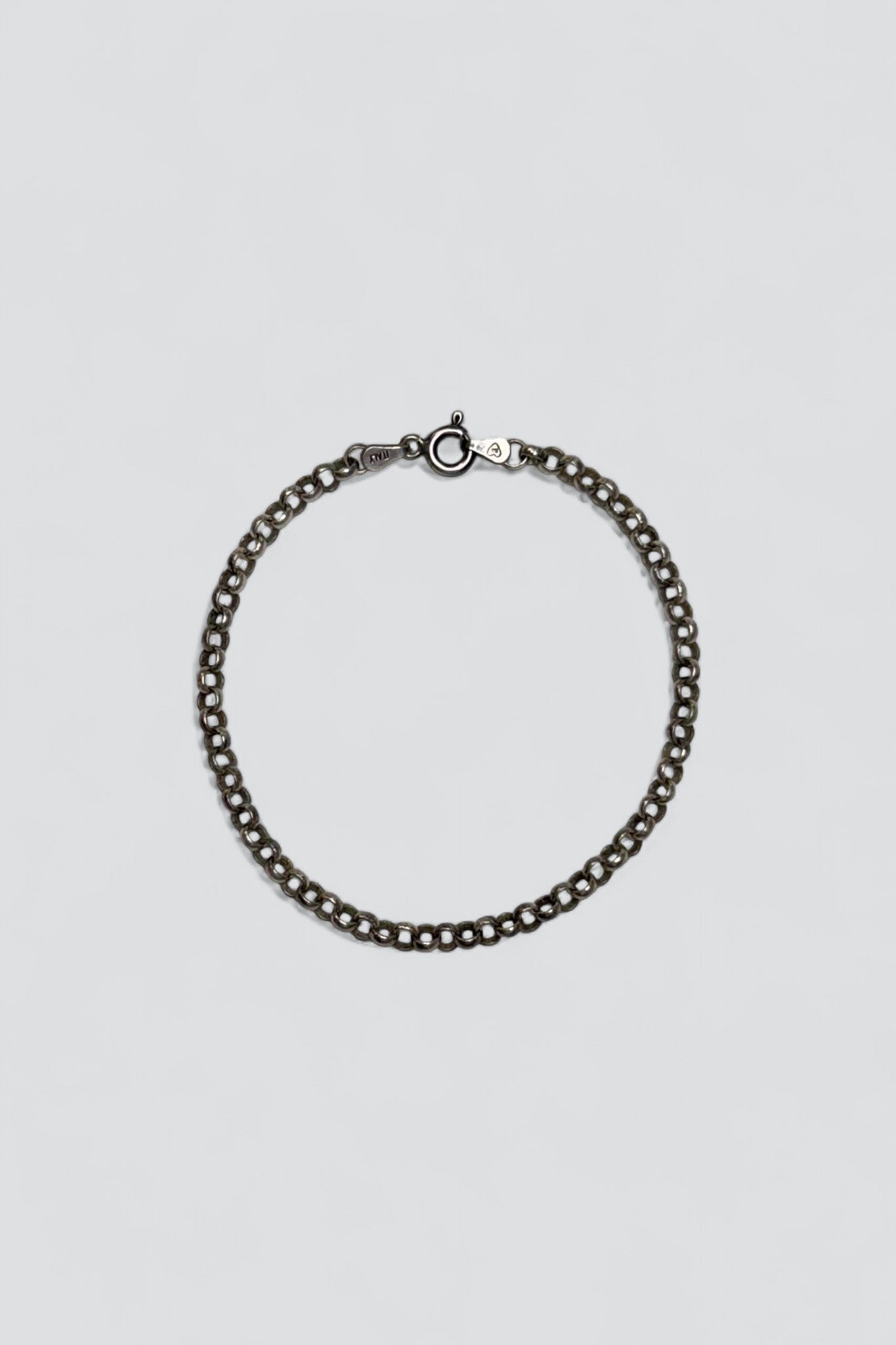 Sterling Silver Small Rolo Bracelet
