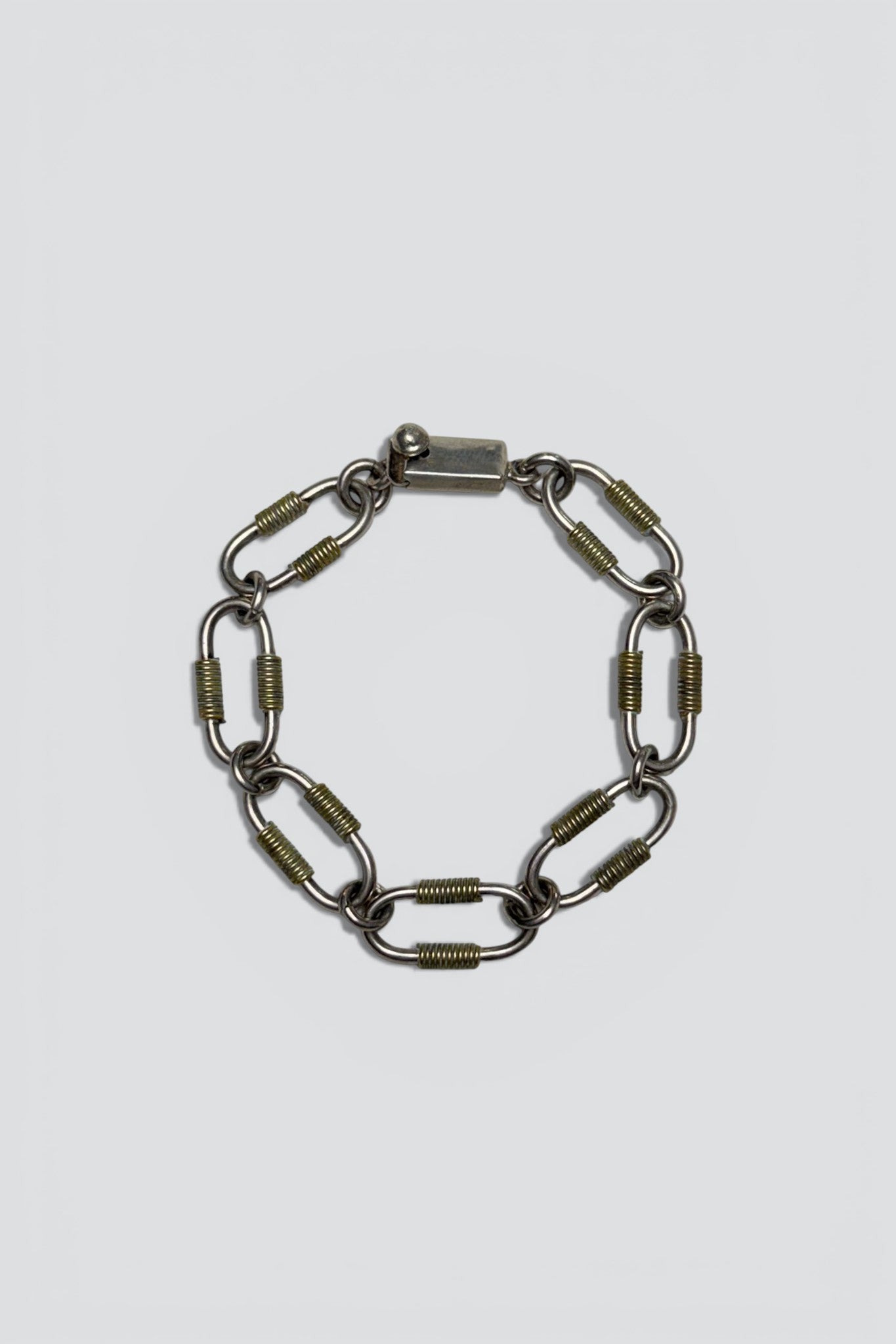 Sterling Silver Coiled Link Bracelet