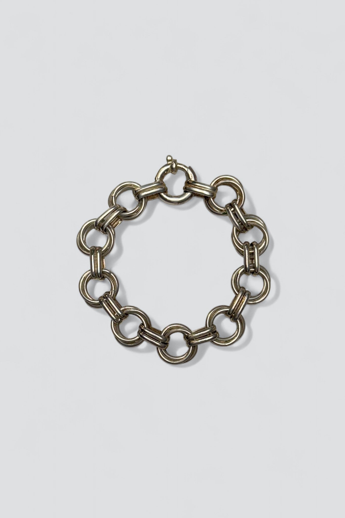 Sterling Silver Double Link Bracelet