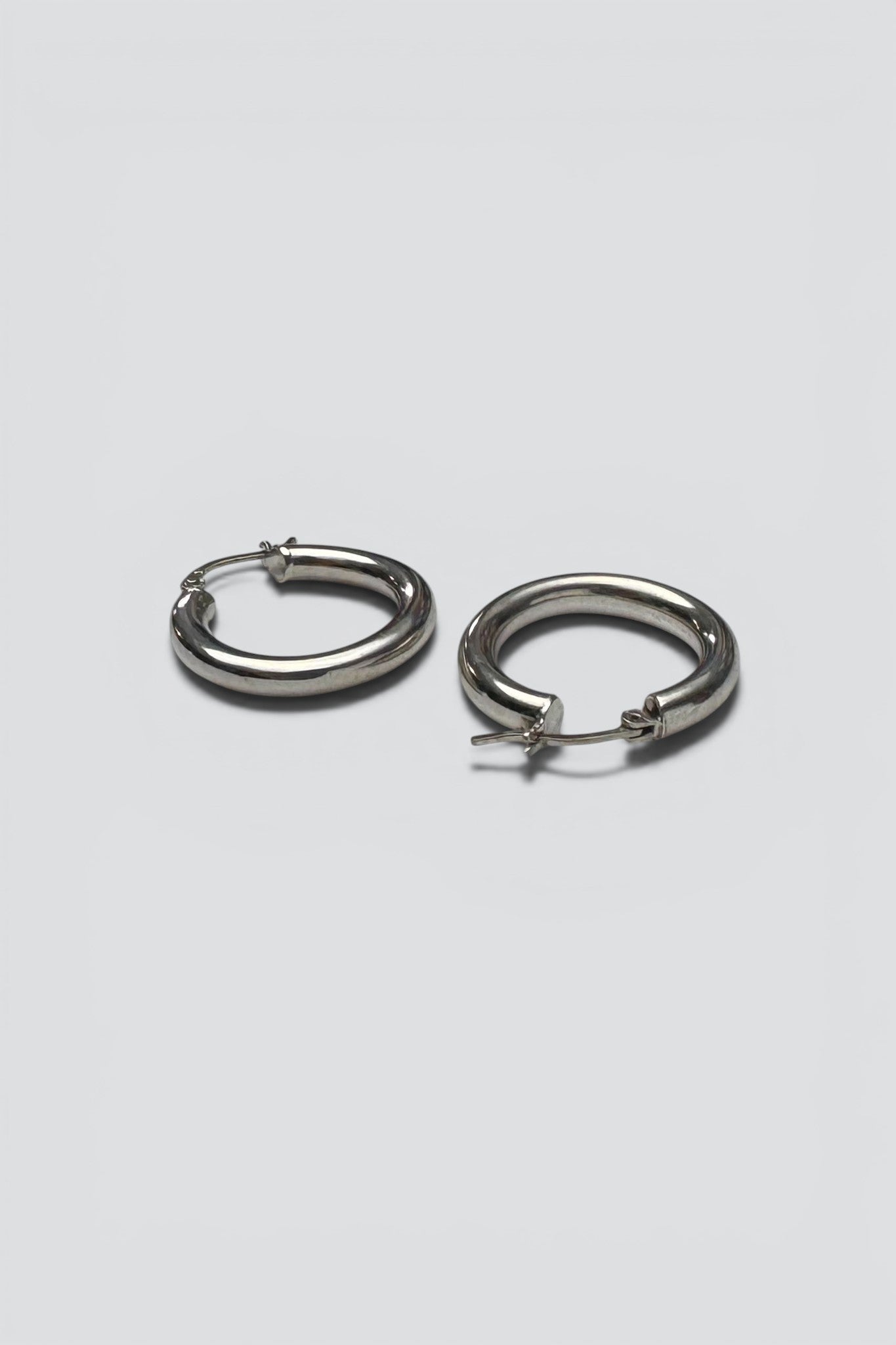 Sterling Silver Classic Hoop Earrings