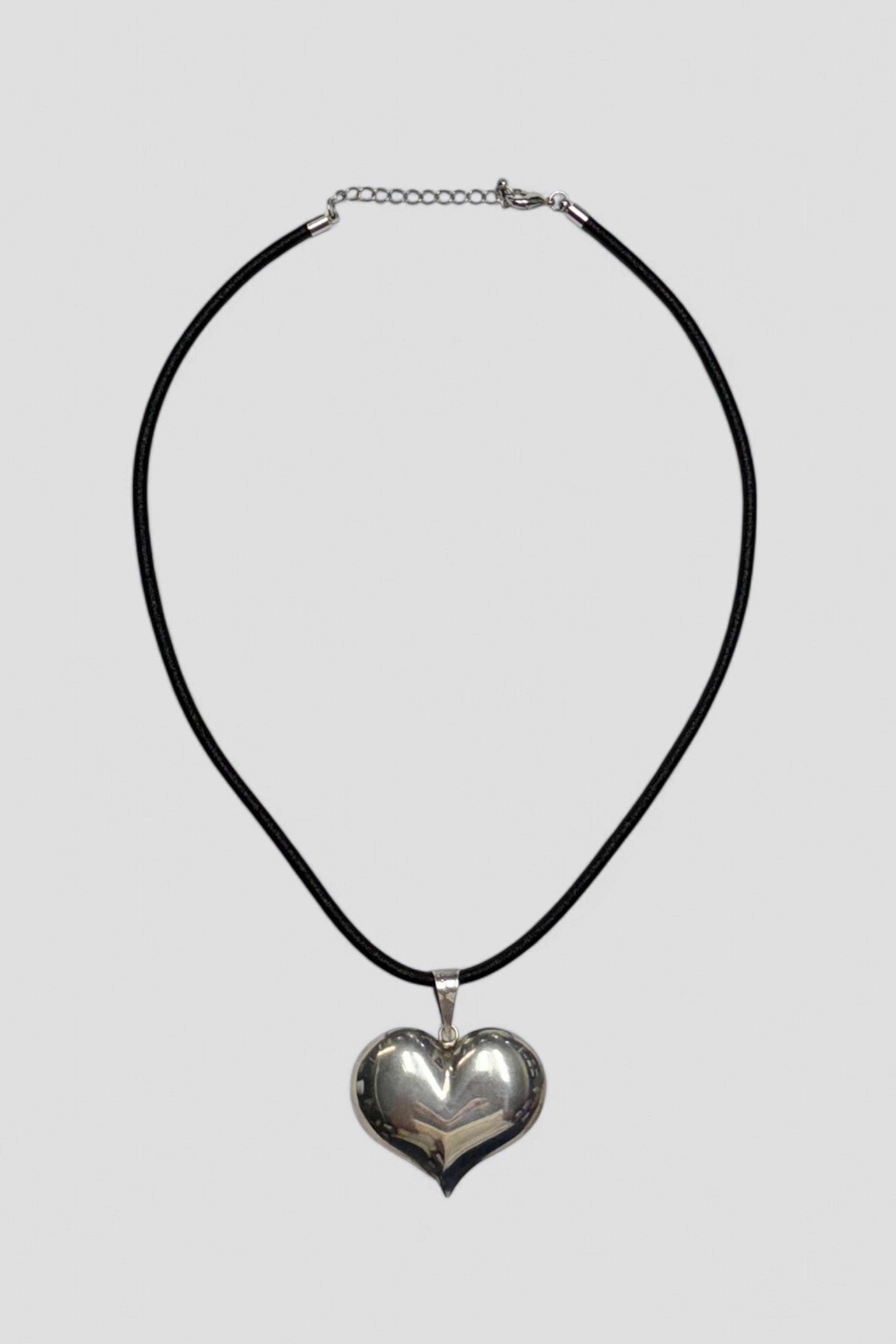Sterling Silver Rope Heart Pendant