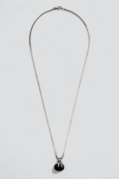 [ ELIOU★Erec ] onyx & sterling-silver necklace★関税送料込 ÉLIOU Erec Onyx & Sterling-Silver Necklace in White | endource