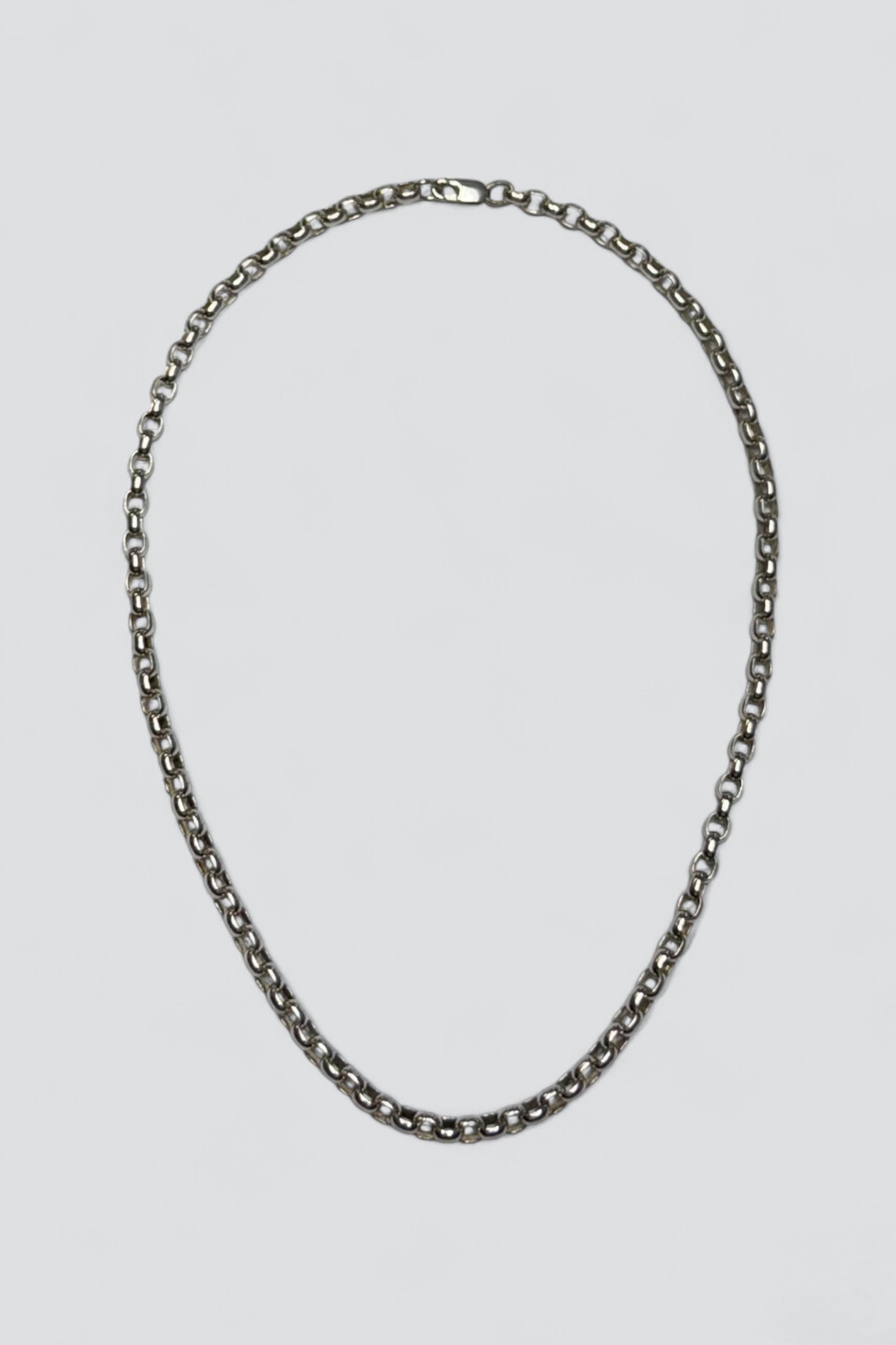 Sterling Silver Circle Chain Necklace
