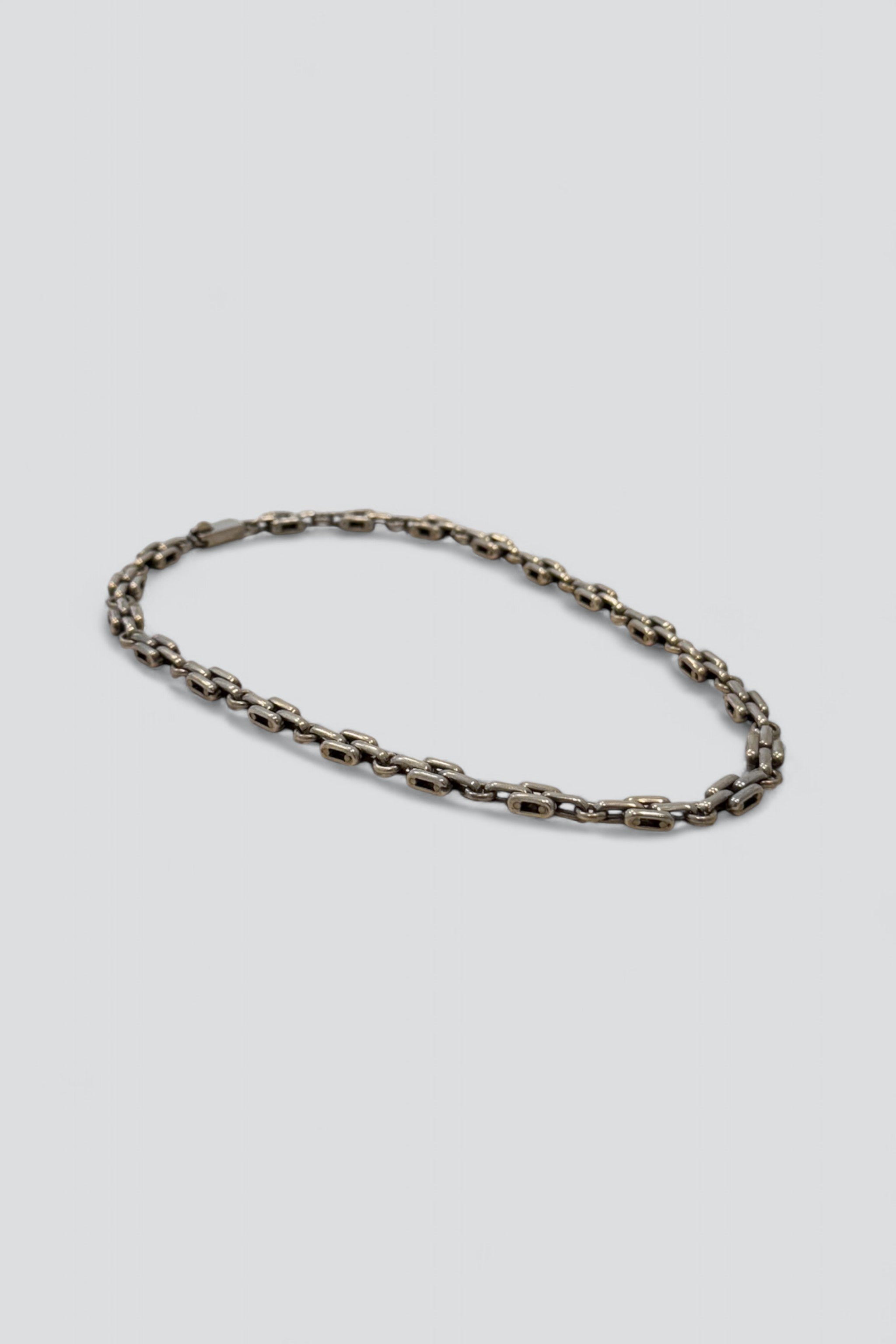 Sterling Silver Heavy Stacked Link Necklace