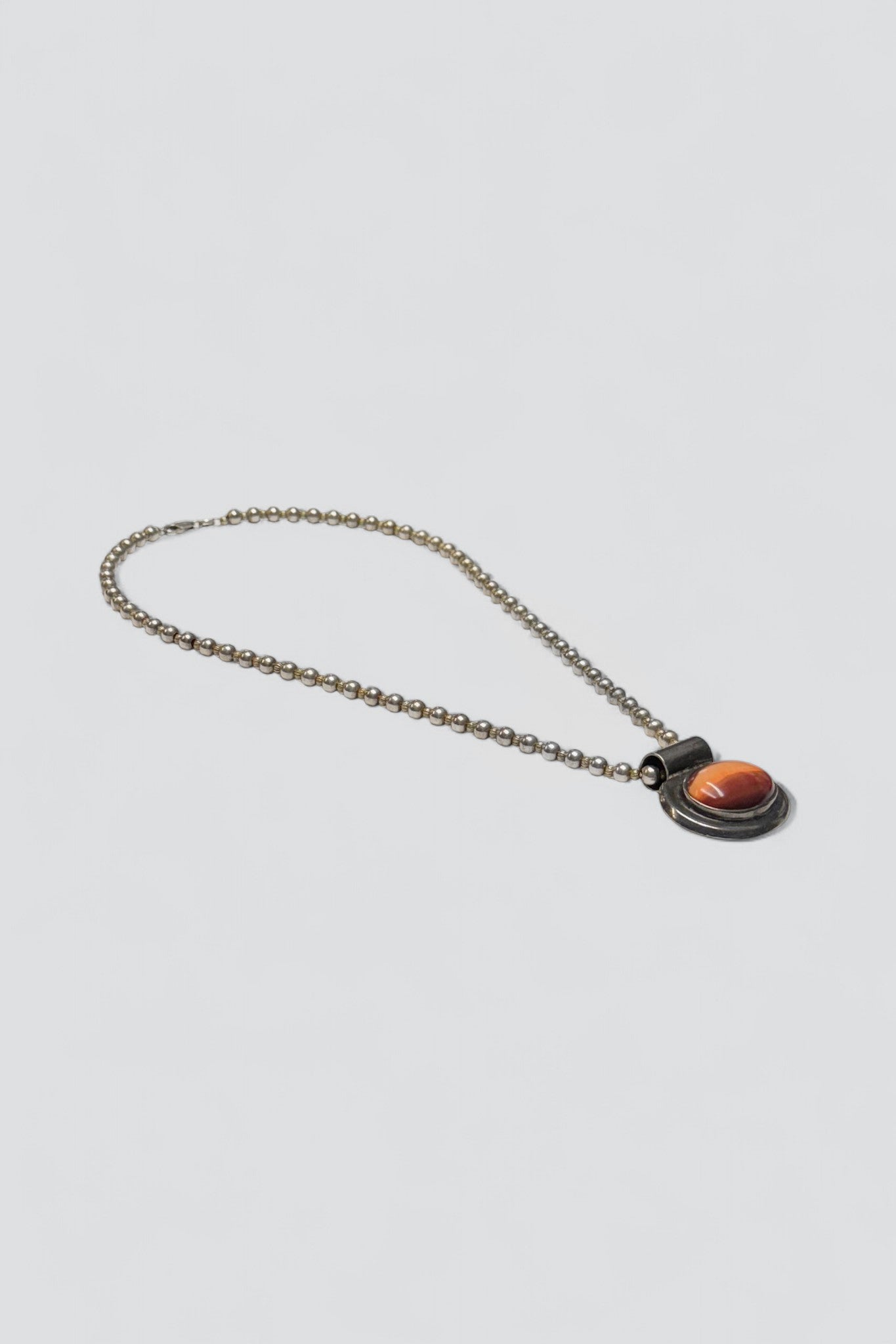 Sterling Silver Tiger Eye Pendant Necklace