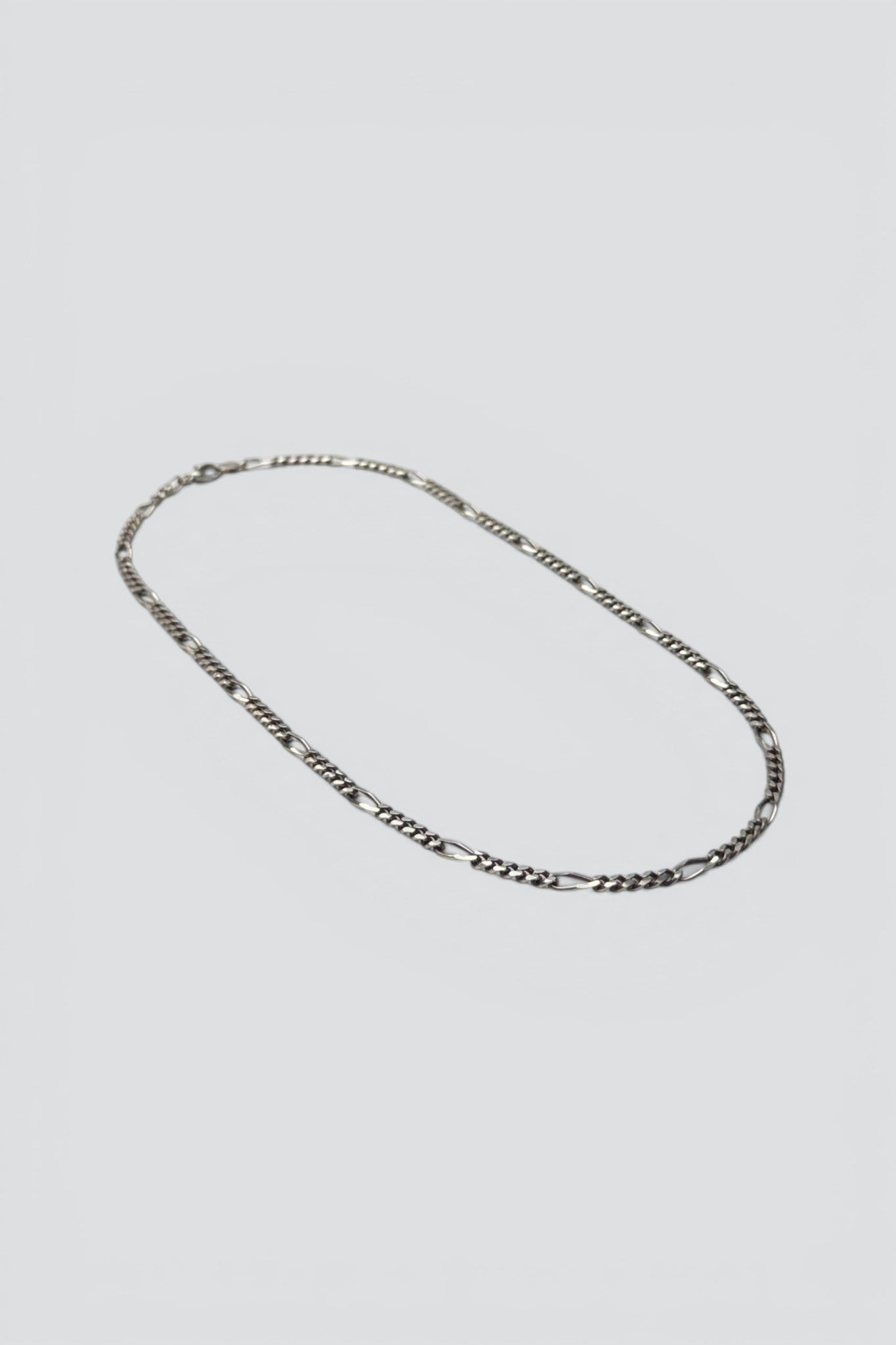 Sterling Silver Figaro Chain Necklace