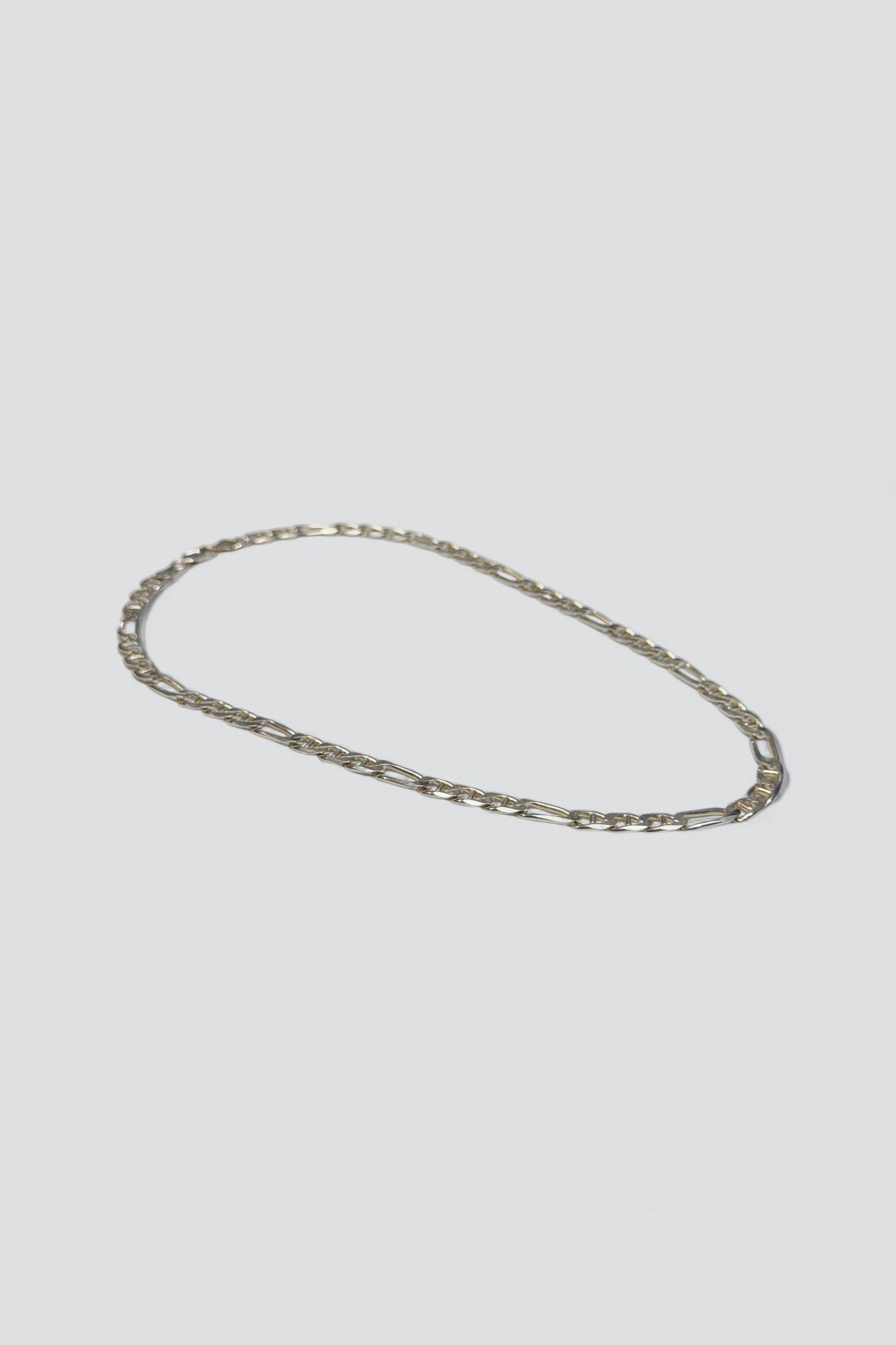 Sterling Silver Flat Mariner Necklace