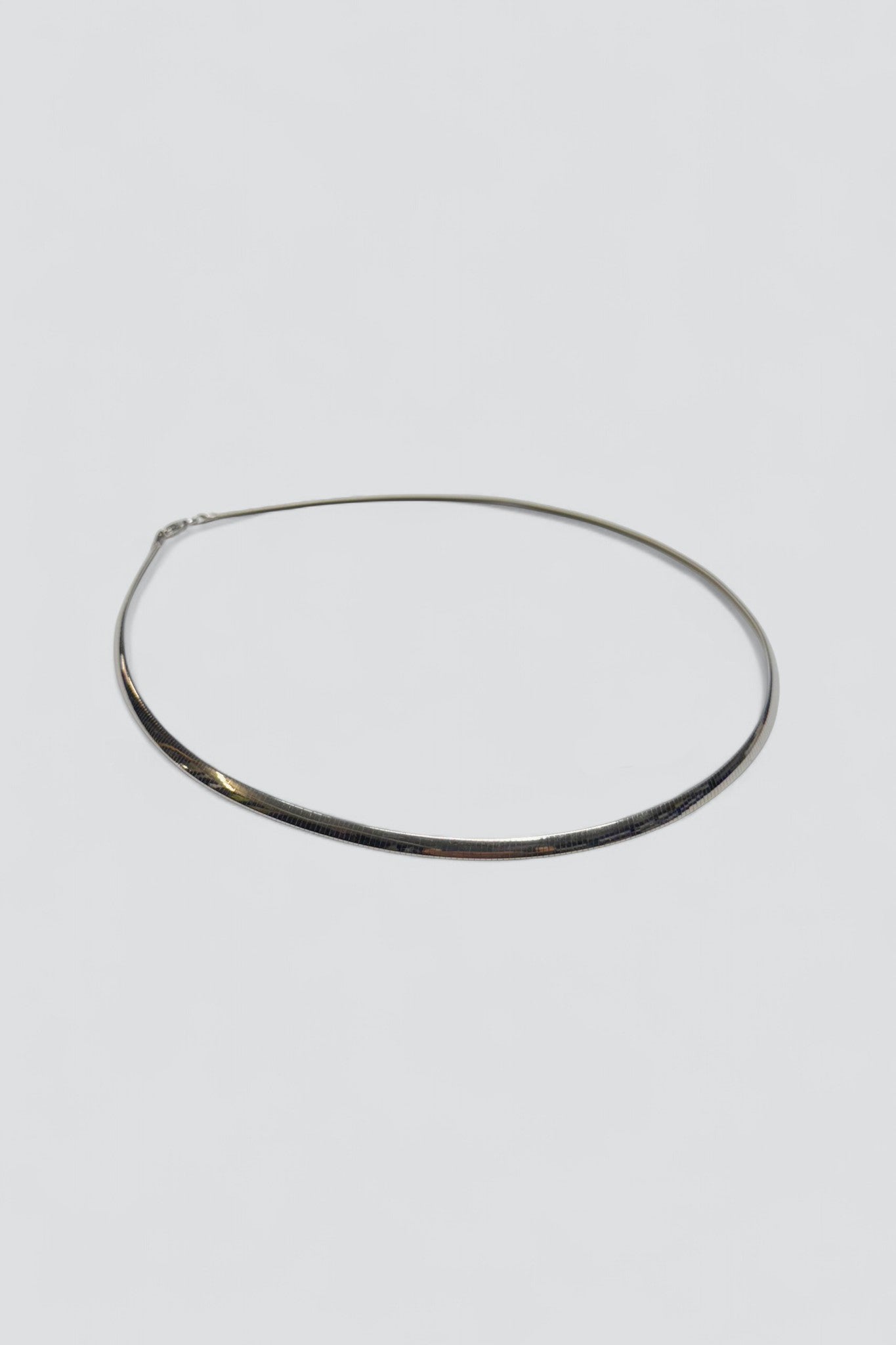 Sterling Silver Herringbone Necklace